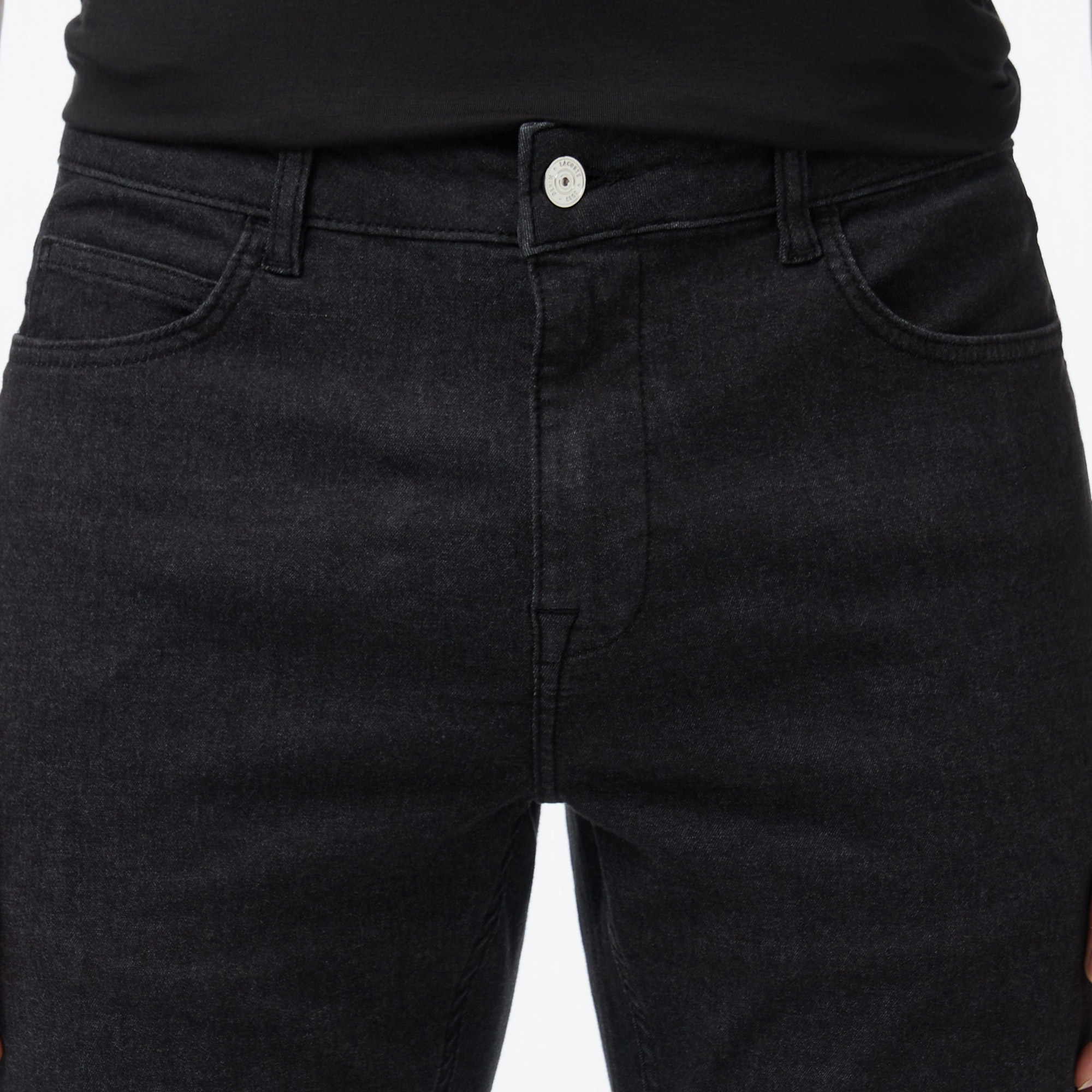 Erkek Slim Fit Siyah Pantolon