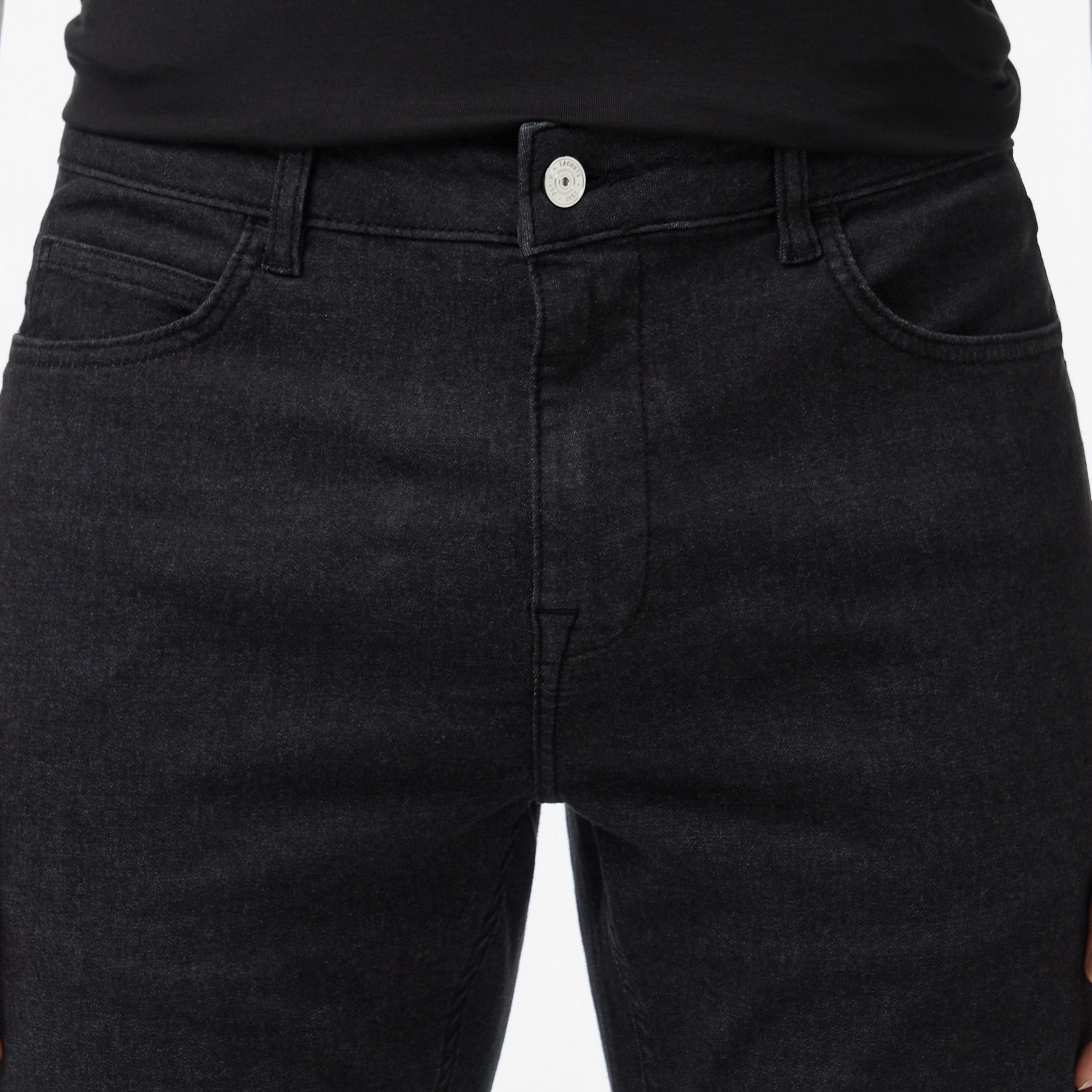 Erkek Slim Fit Siyah Pantolon