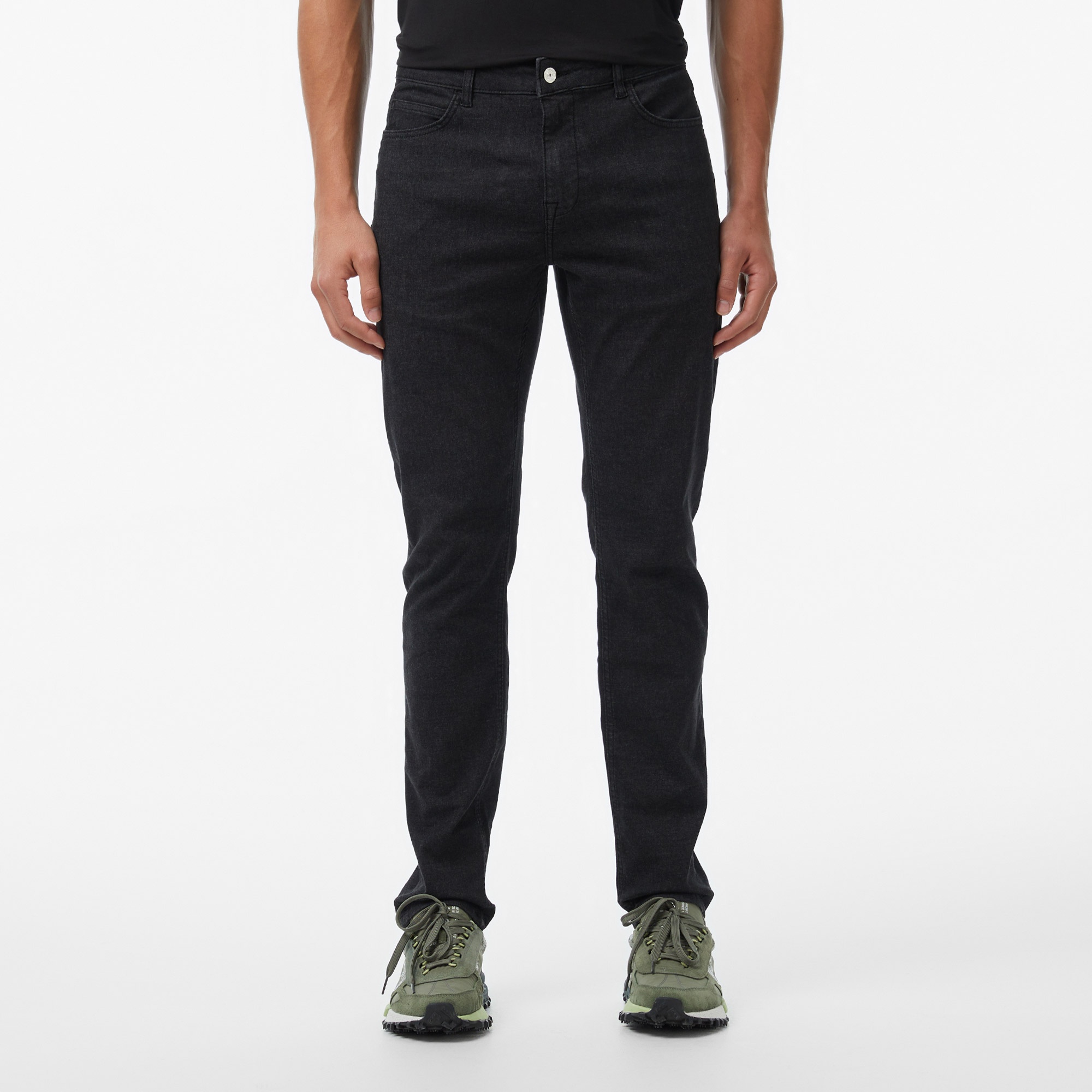 Erkek Slim Fit Siyah Pantolon