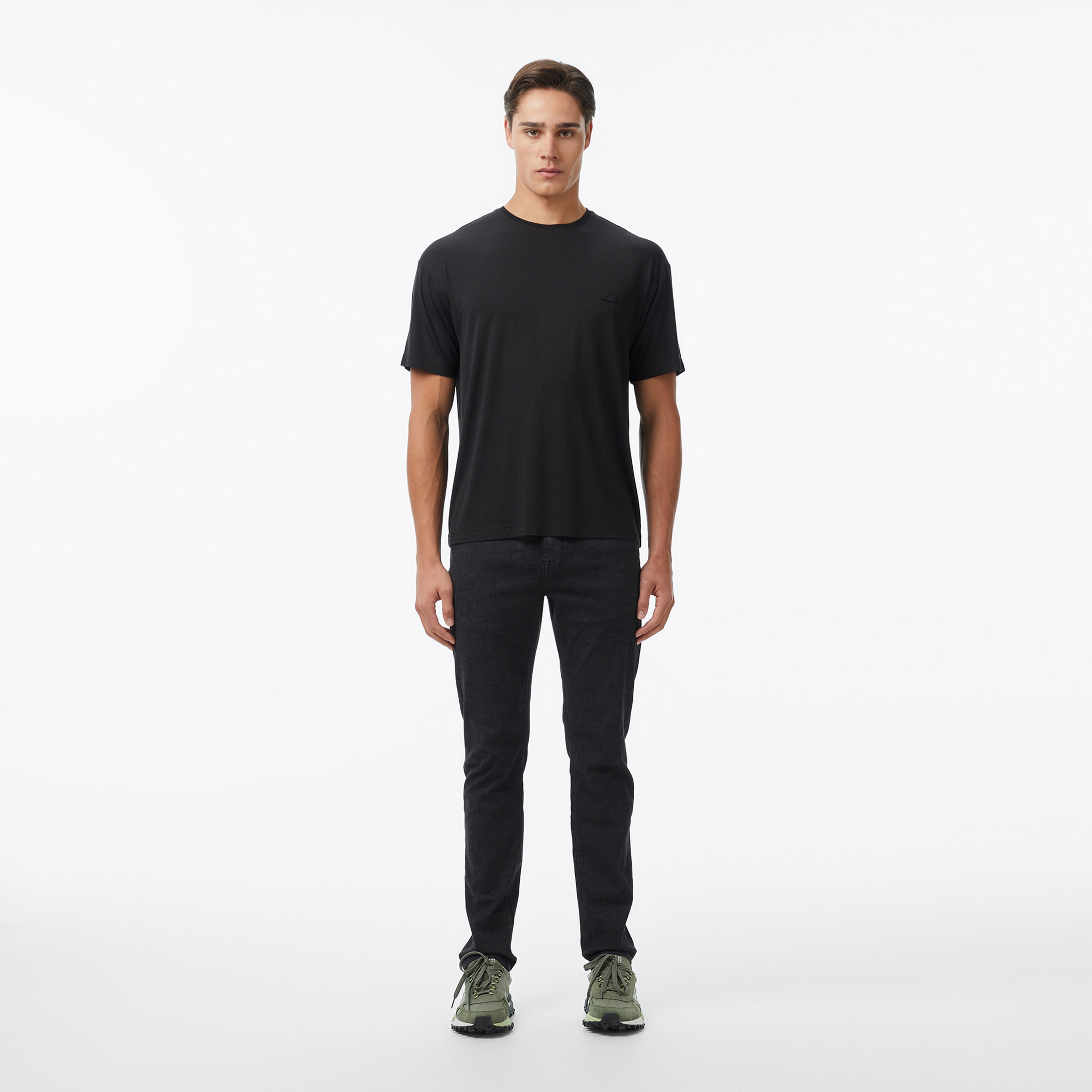 Erkek Slim Fit Siyah Pantolon