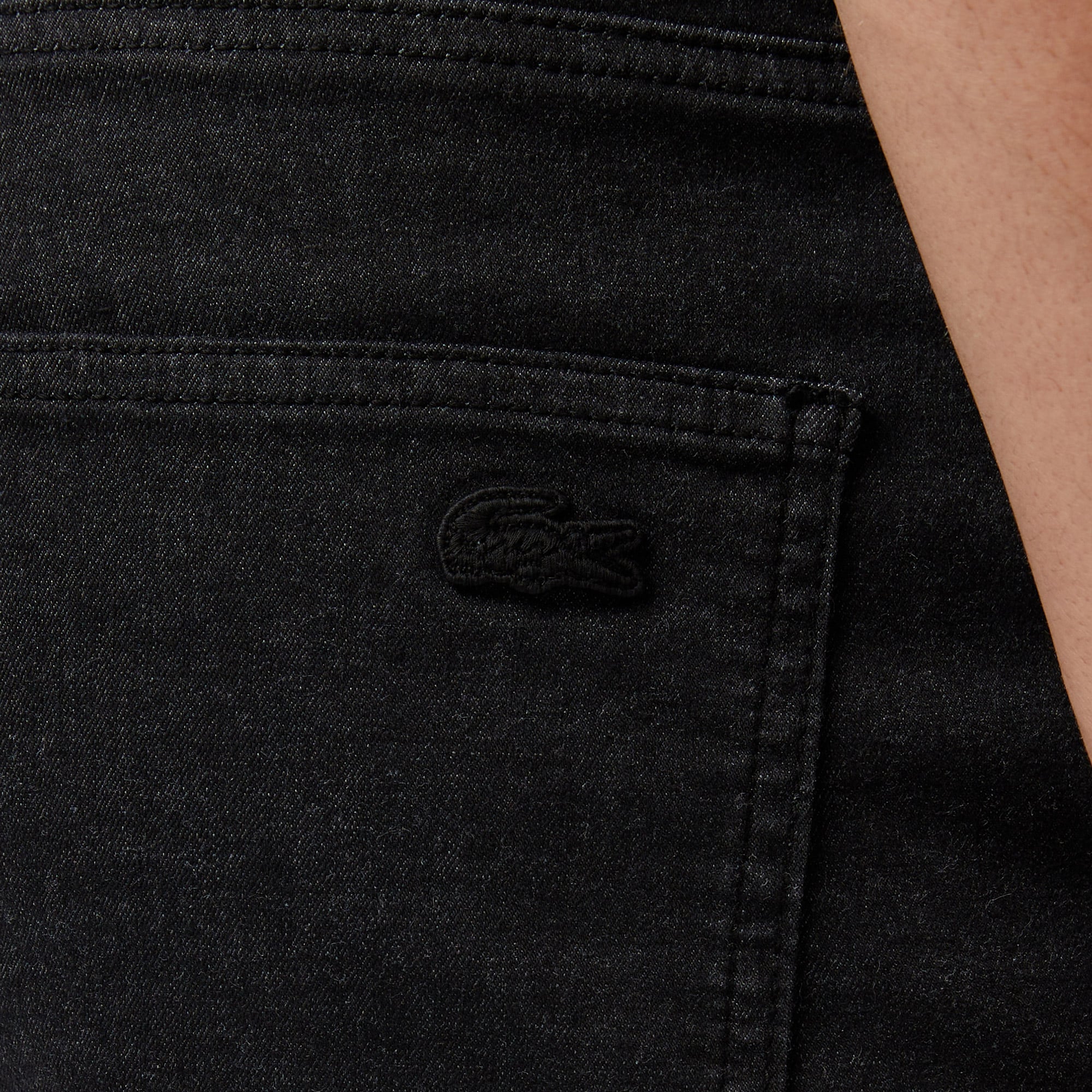 Lacoste Erkek Slim Fit Siyah Pantolon görsel 7