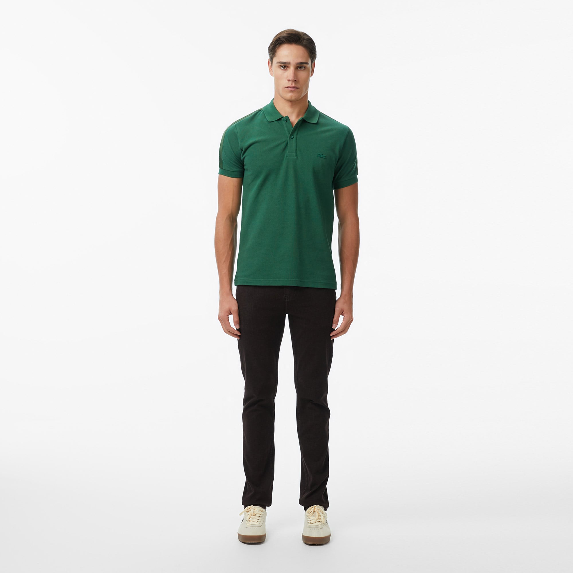 Lacoste Erkek Slim Fit Kahverengi Jean Pantolon