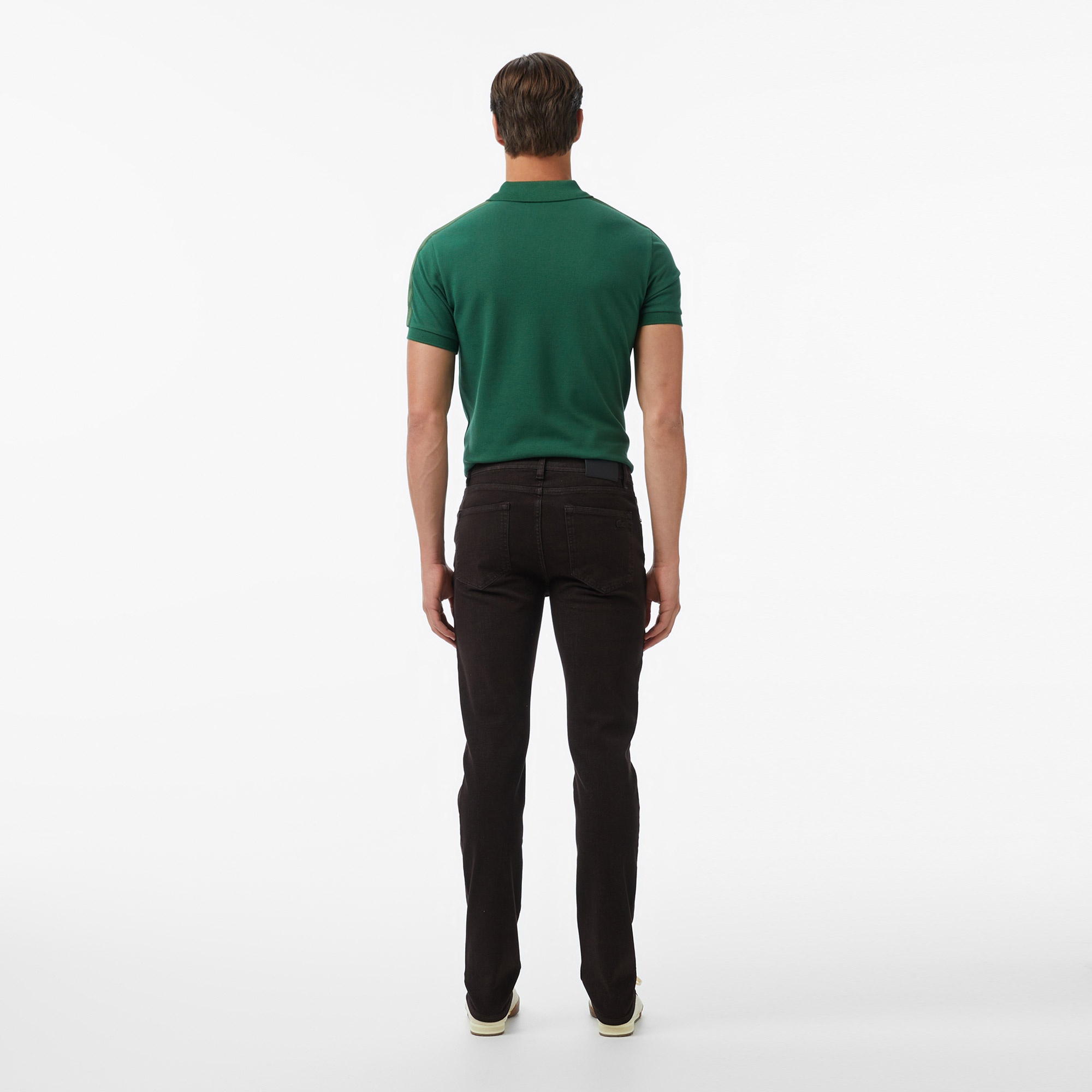 Erkek Slim Fit Kahverengi Jean Pantolon