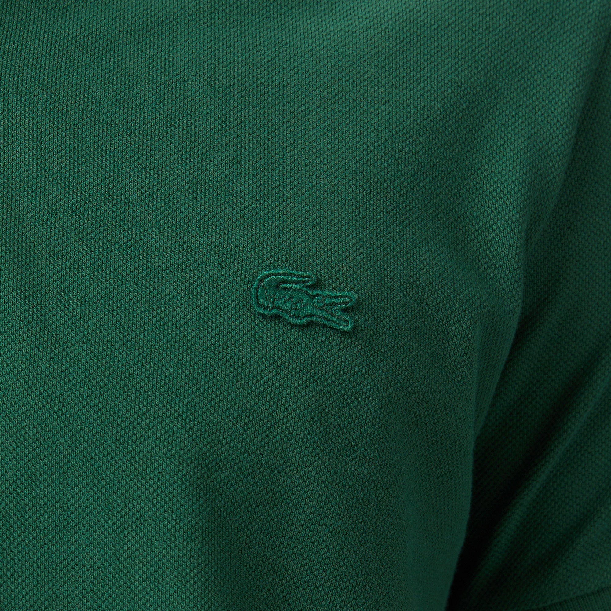 Erkek Regular Fit Koyu Yeşil Polo