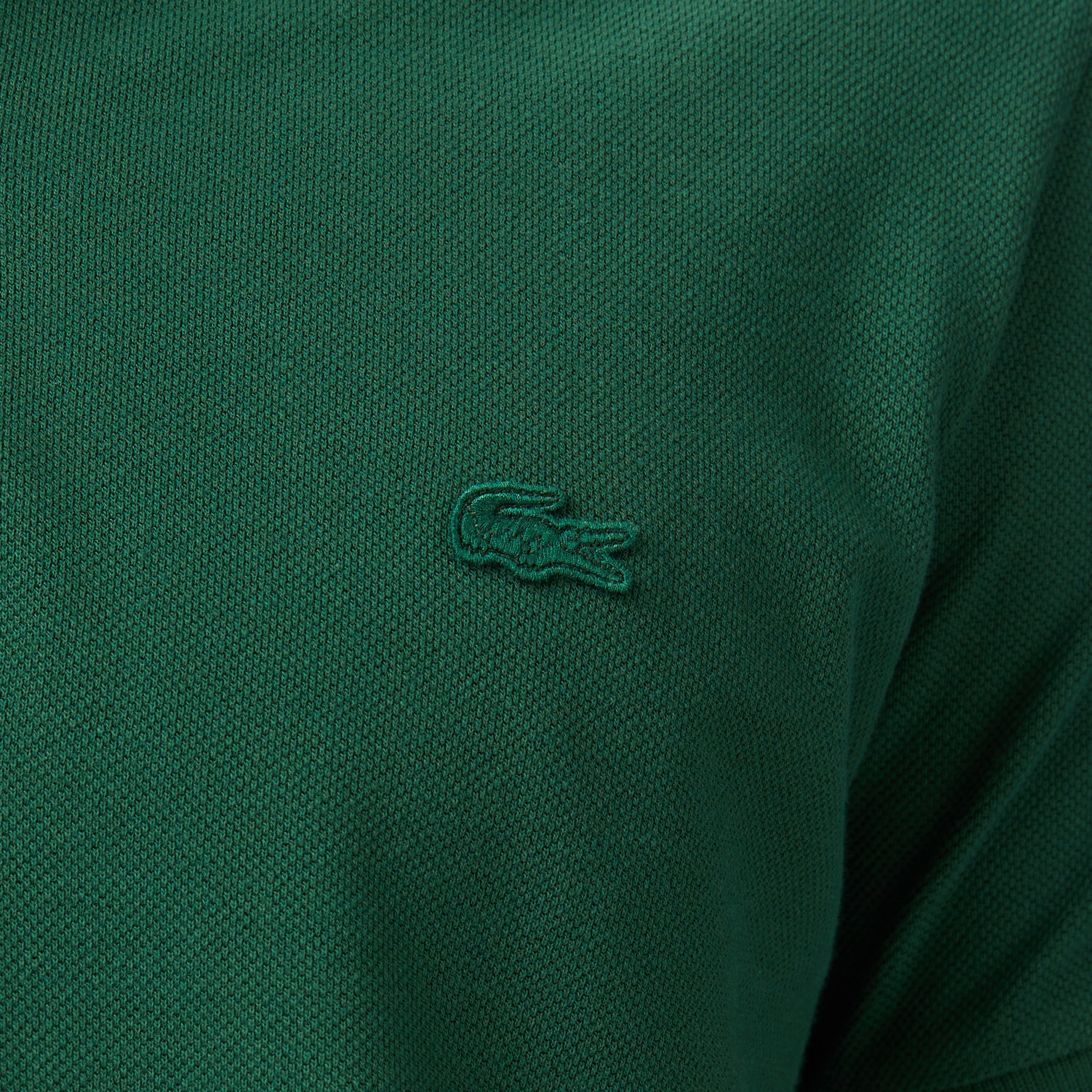 Erkek Regular Fit Koyu Yeşil Polo