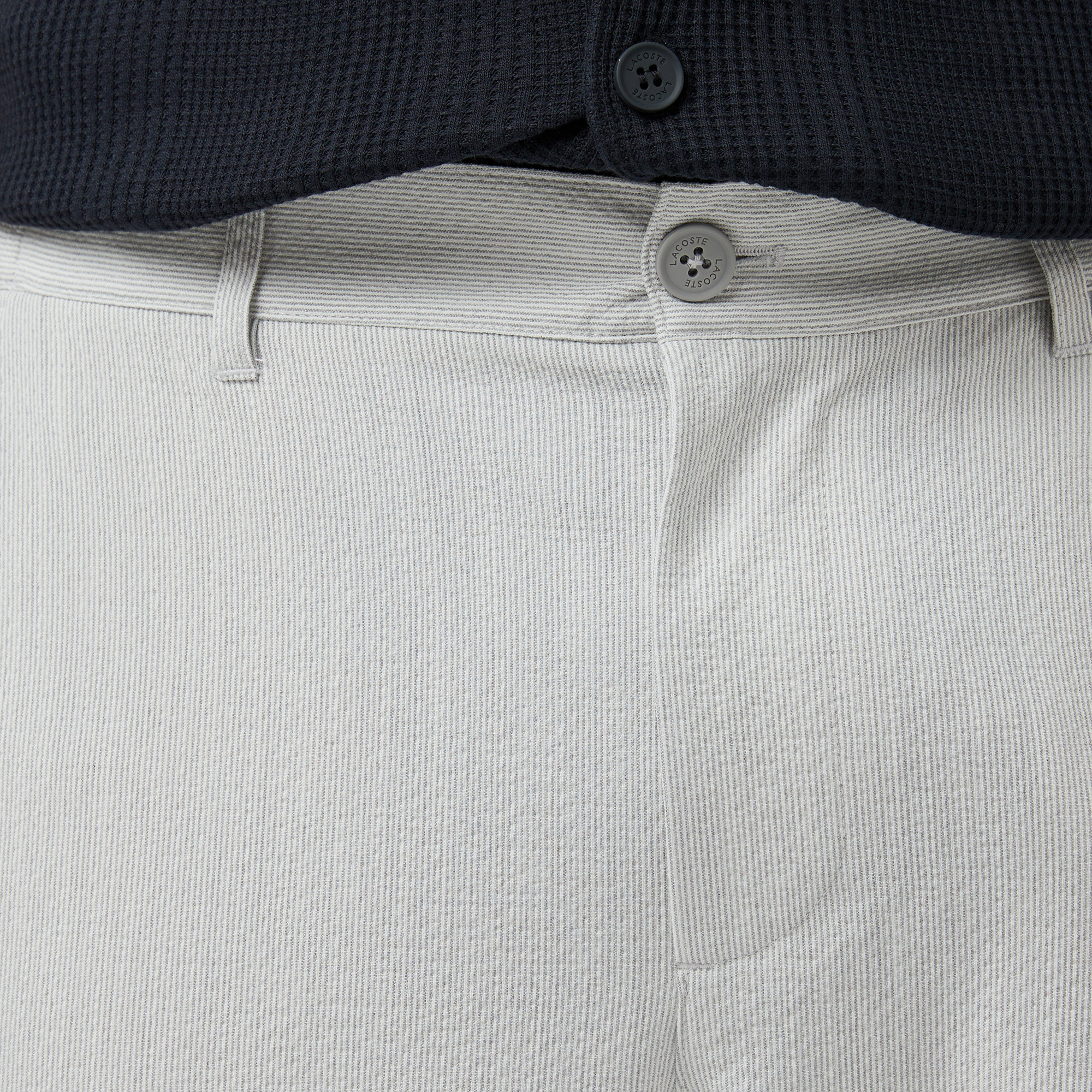 Lacoste Erkek Tapered Fit Gri Pantolon görsel 7