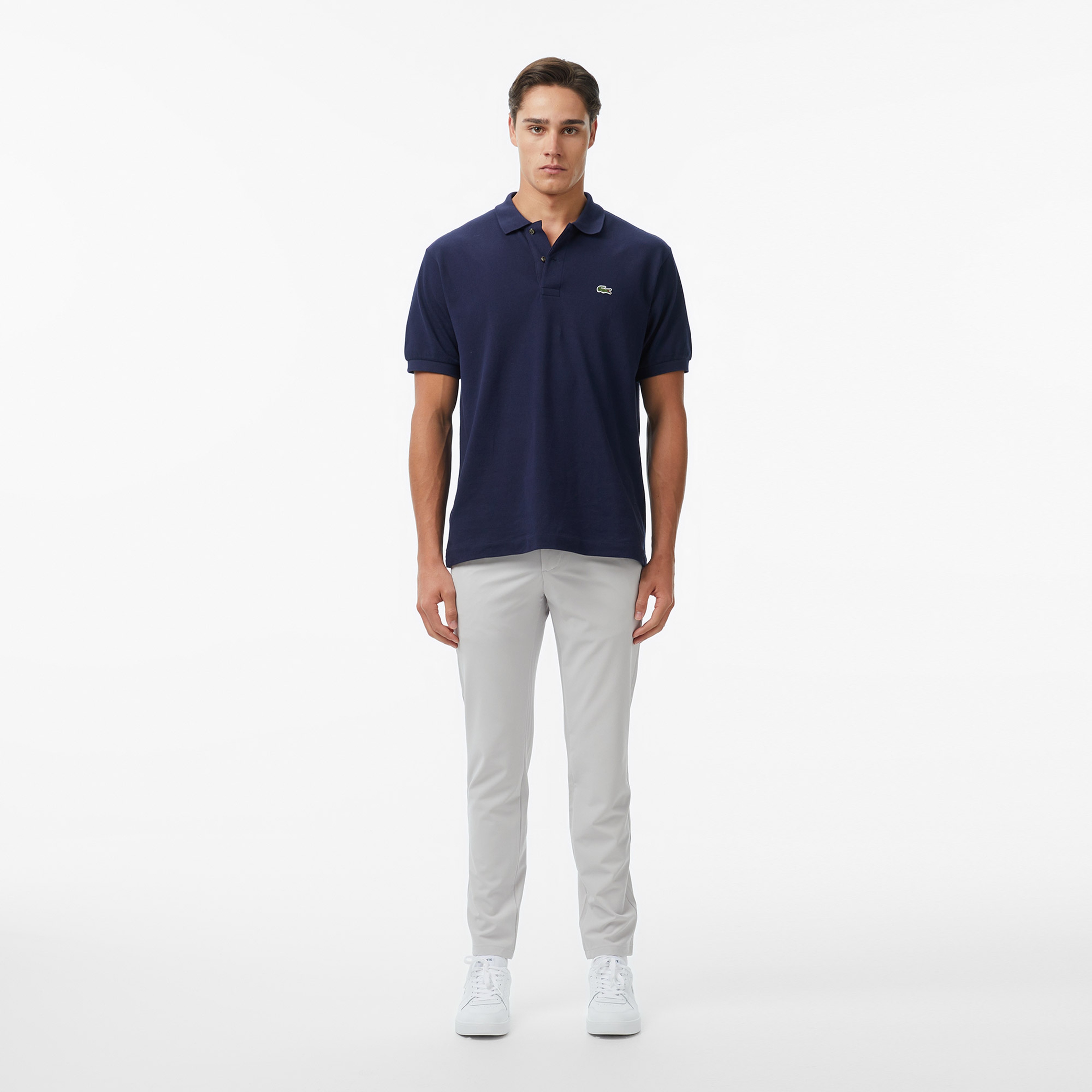 Erkek Gri Chino Pantolon