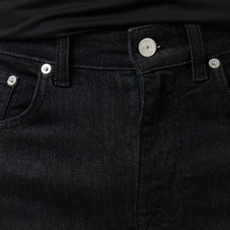 Erkek Relaxed Fit Siyah Jean Pantolon Siyah