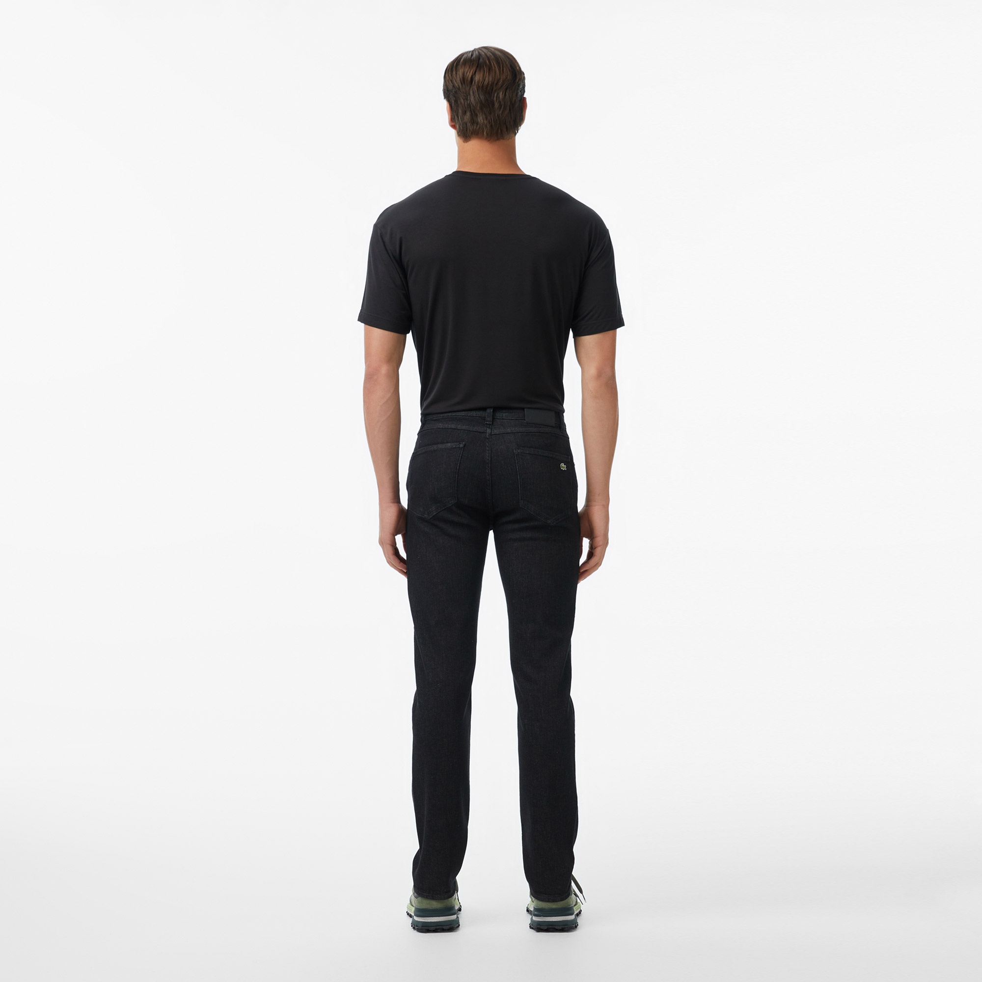 Erkek Relaxed Fit Siyah Jean Pantolon