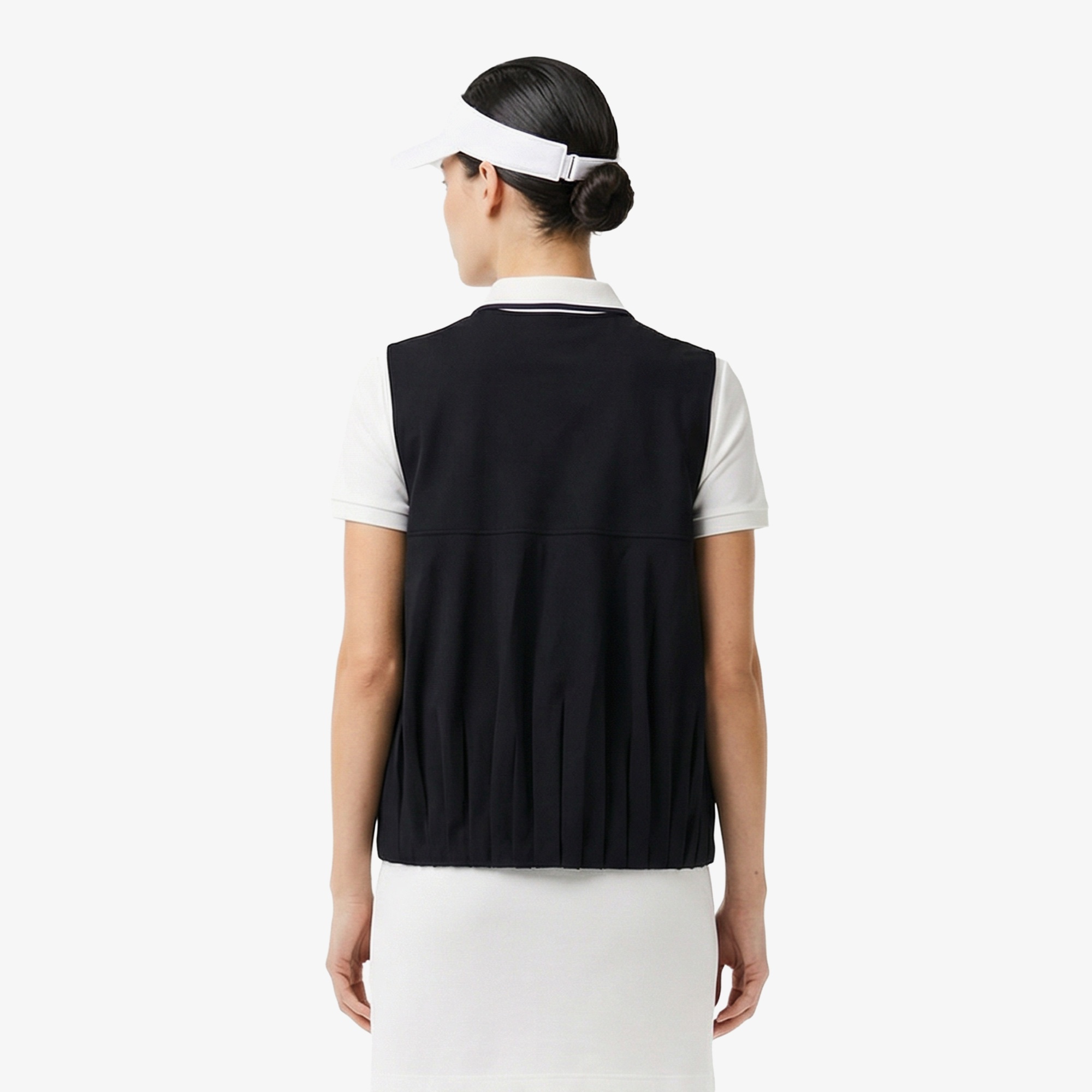 Kadın Regular Fit Kolsuz Fermuarlı Koyu Gri Bluz