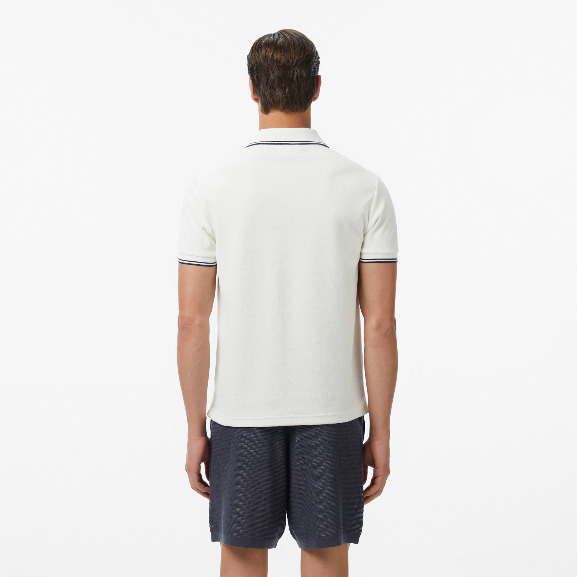 Lacoste Erkek Regular Fit Krem Polo görsel 5