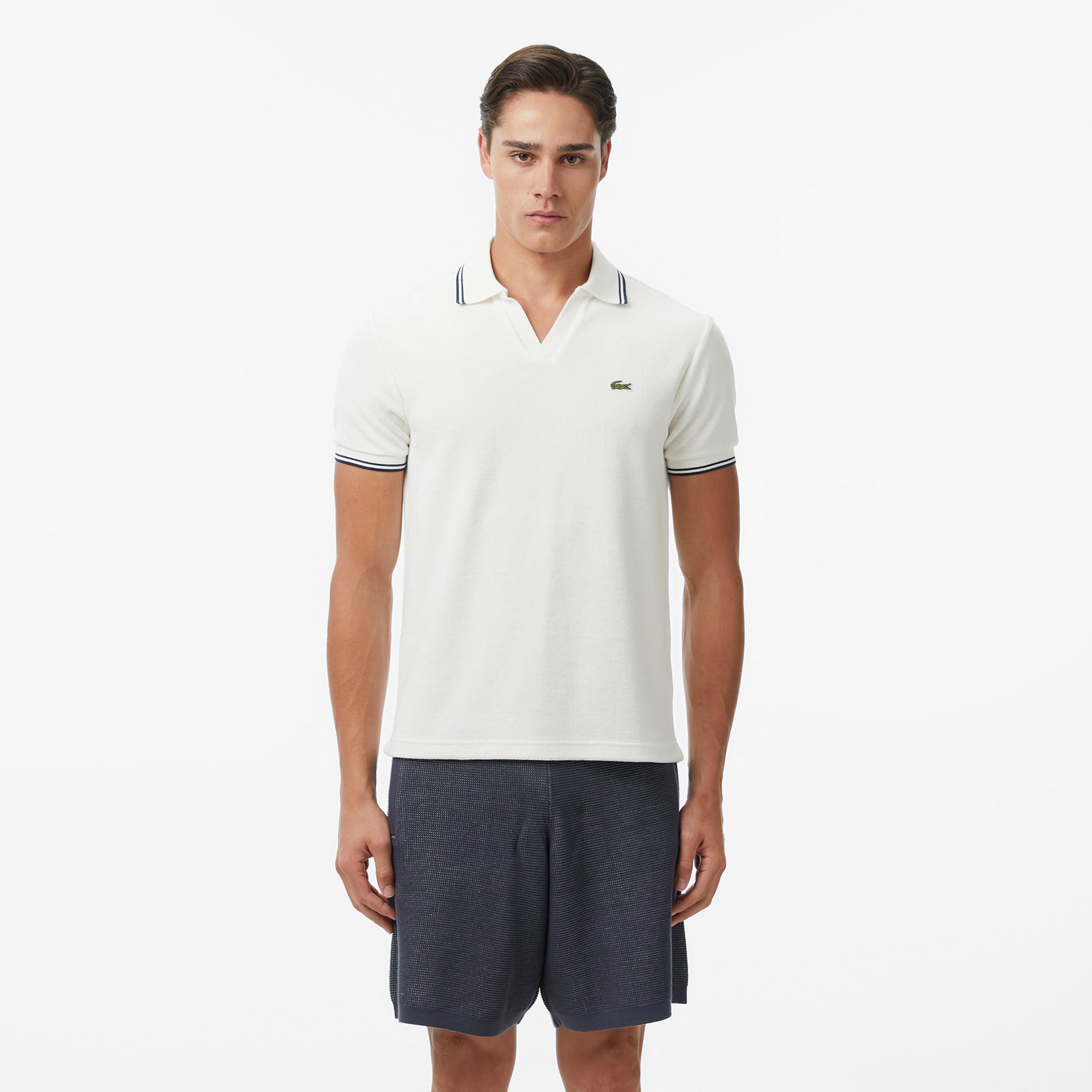 Lacoste Erkek Regular Fit Krem Polo
