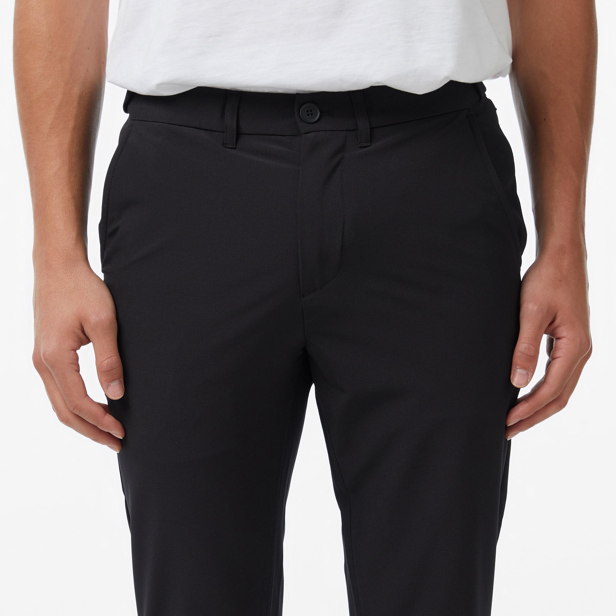 Lacoste Erkek Siyah Chino Pantolon görsel 6