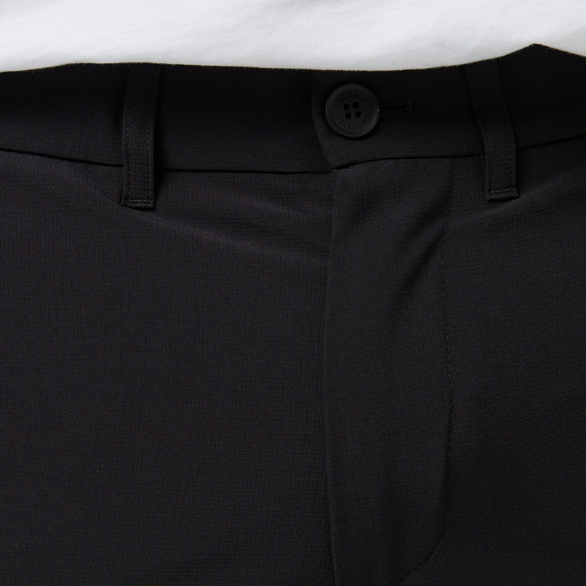 Lacoste Erkek Siyah Chino Pantolon görsel 7