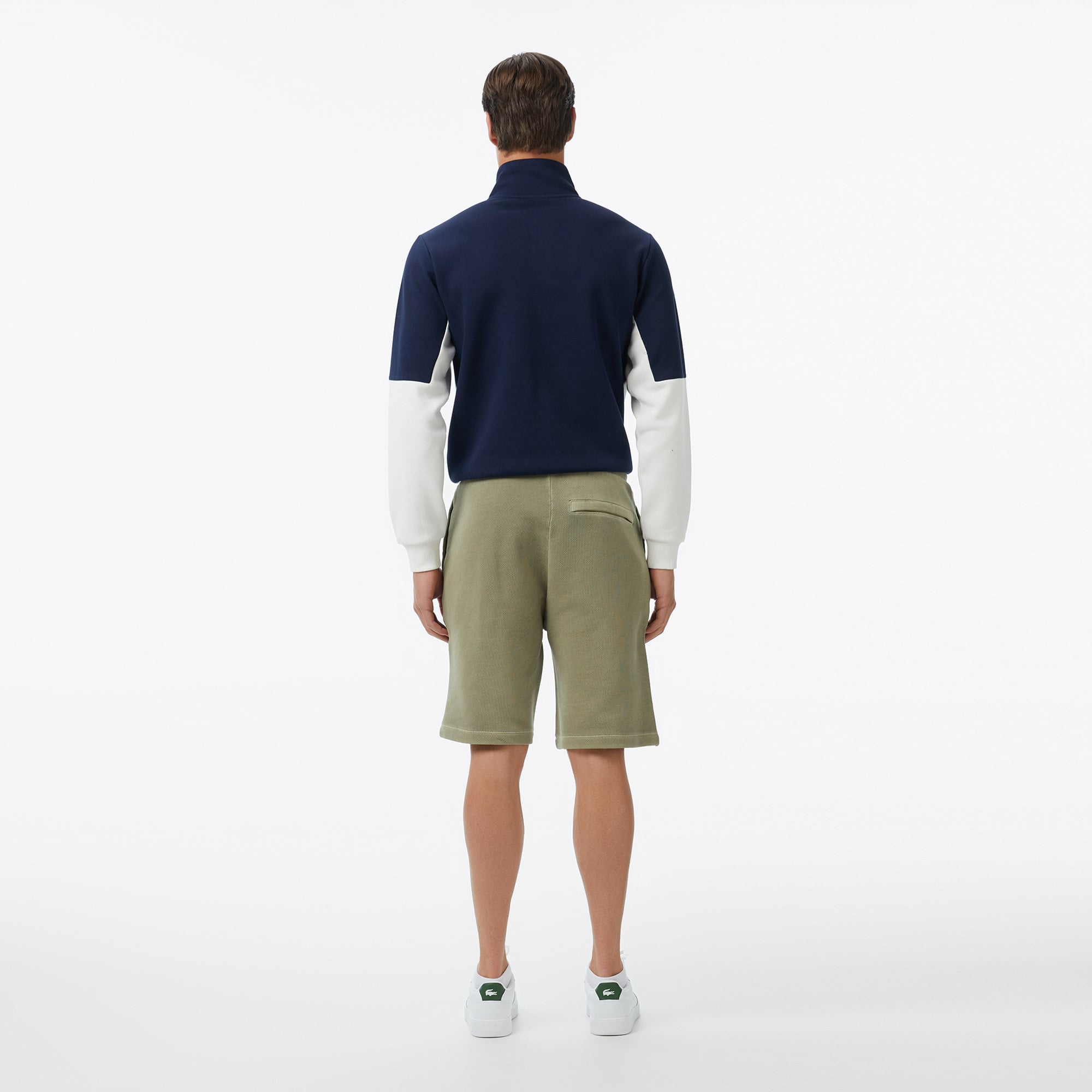 Lacoste Erkek Loose Fit Haki Şort görsel 5