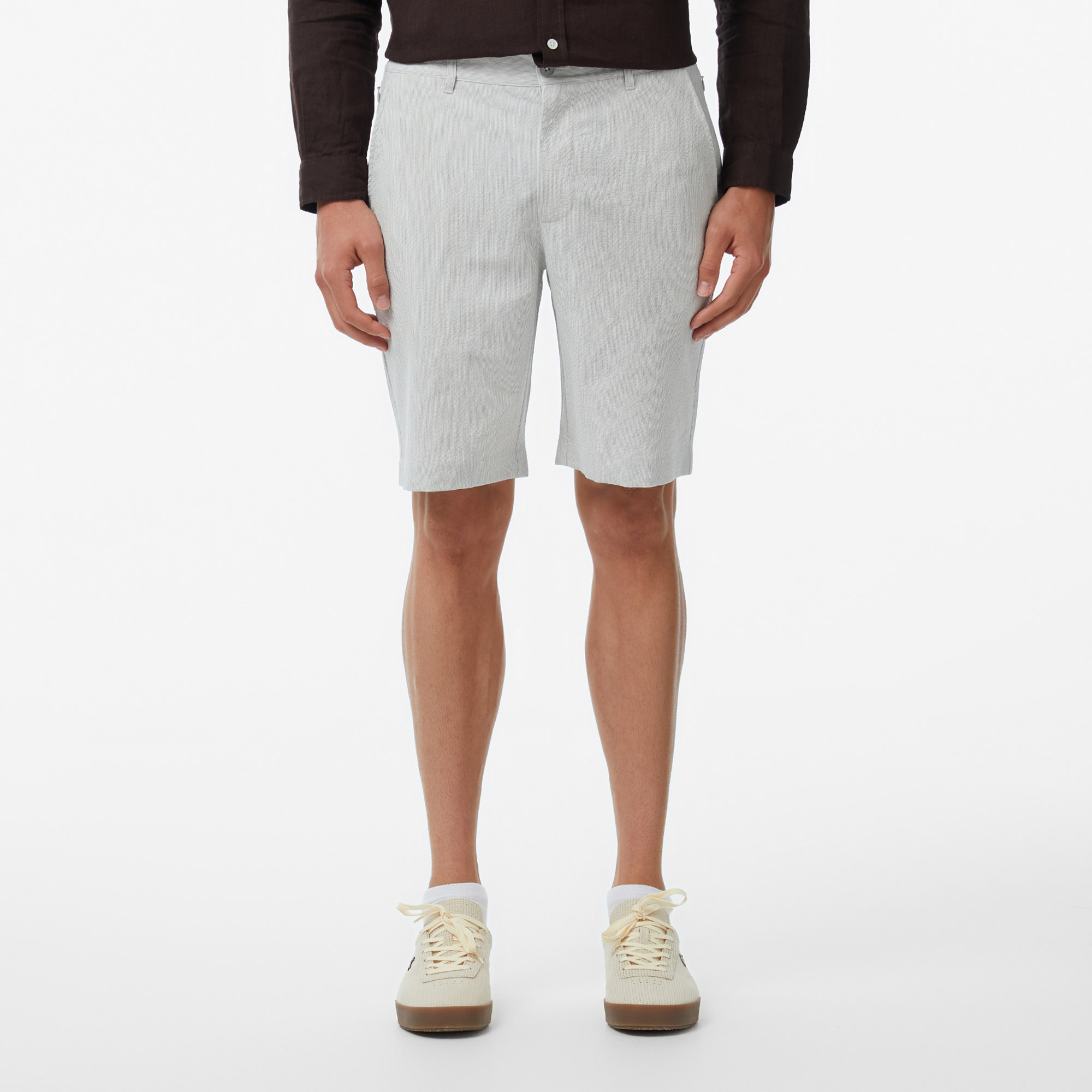 Lacoste Erkek Tapered Fit Gri Bermuda Şort görsel 2