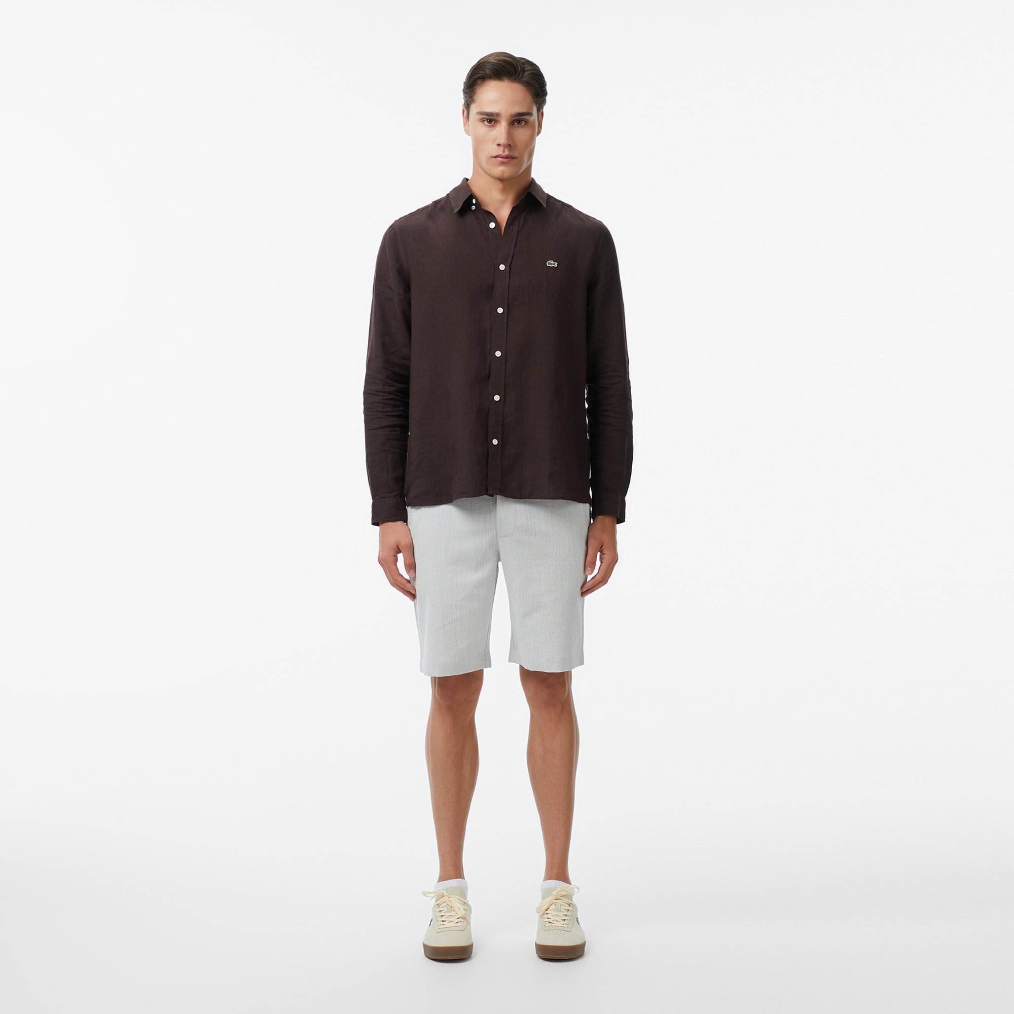 Lacoste Erkek Tapered Fit Gri Bermuda Şort