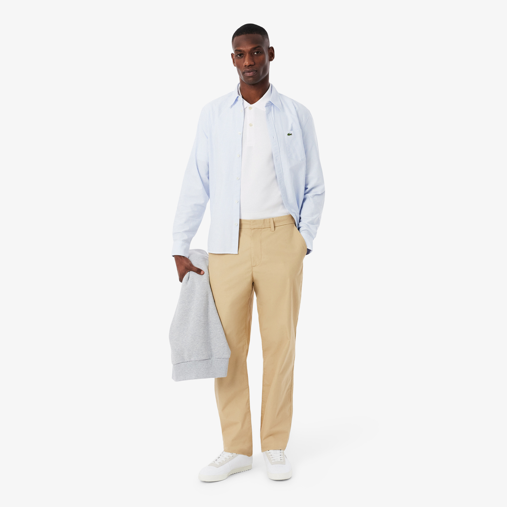 Lacoste Erkek Regular Fit Beyaz Polo görsel 6