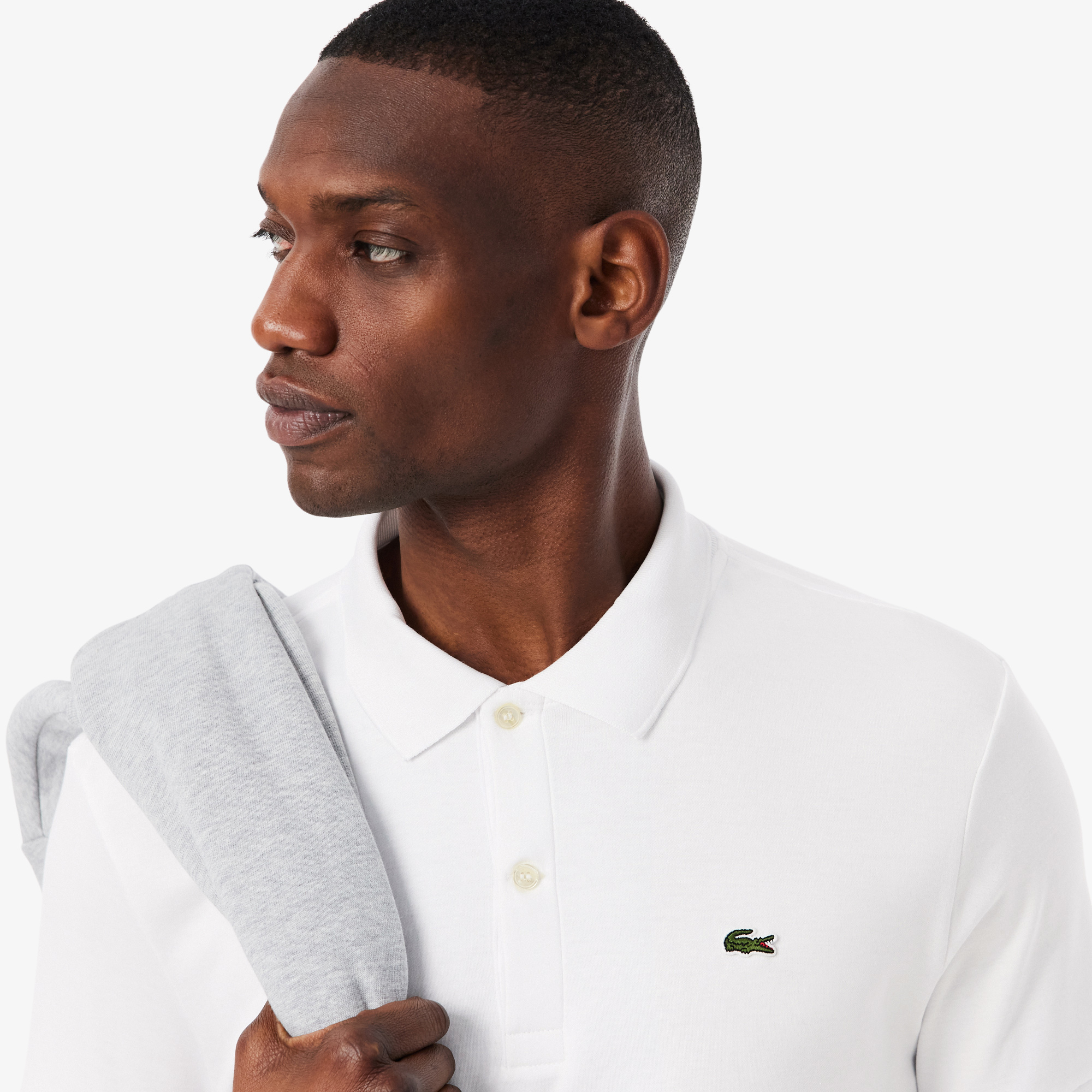 Lacoste Erkek Regular Fit Beyaz Polo görsel 2