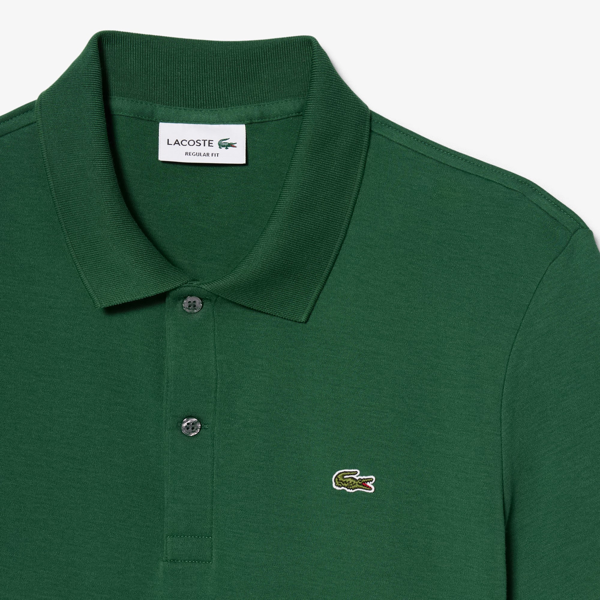Lacoste Erkek Regular Fit Yeşil Polo görsel 5