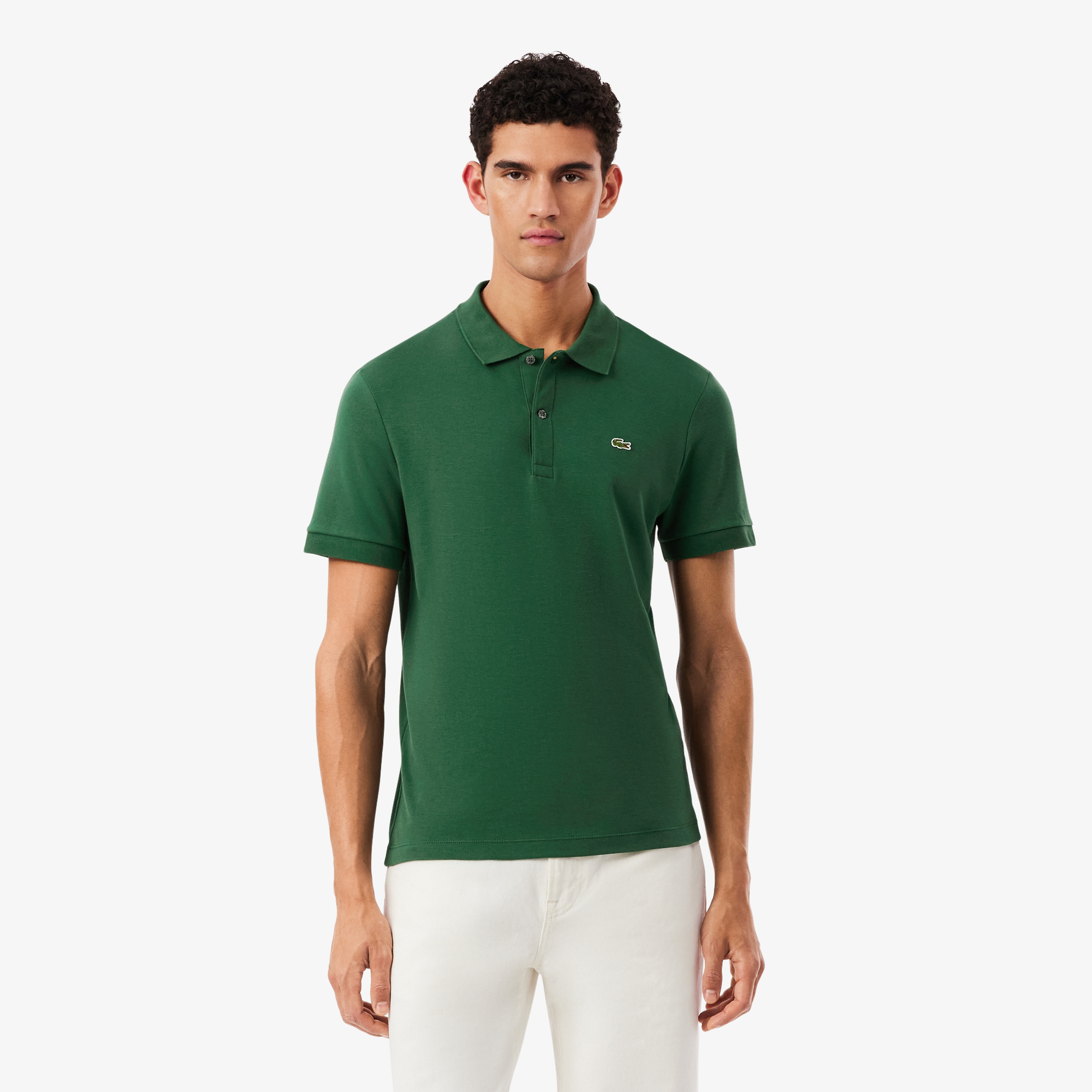 Erkek Regular Fit Yeşil Polo