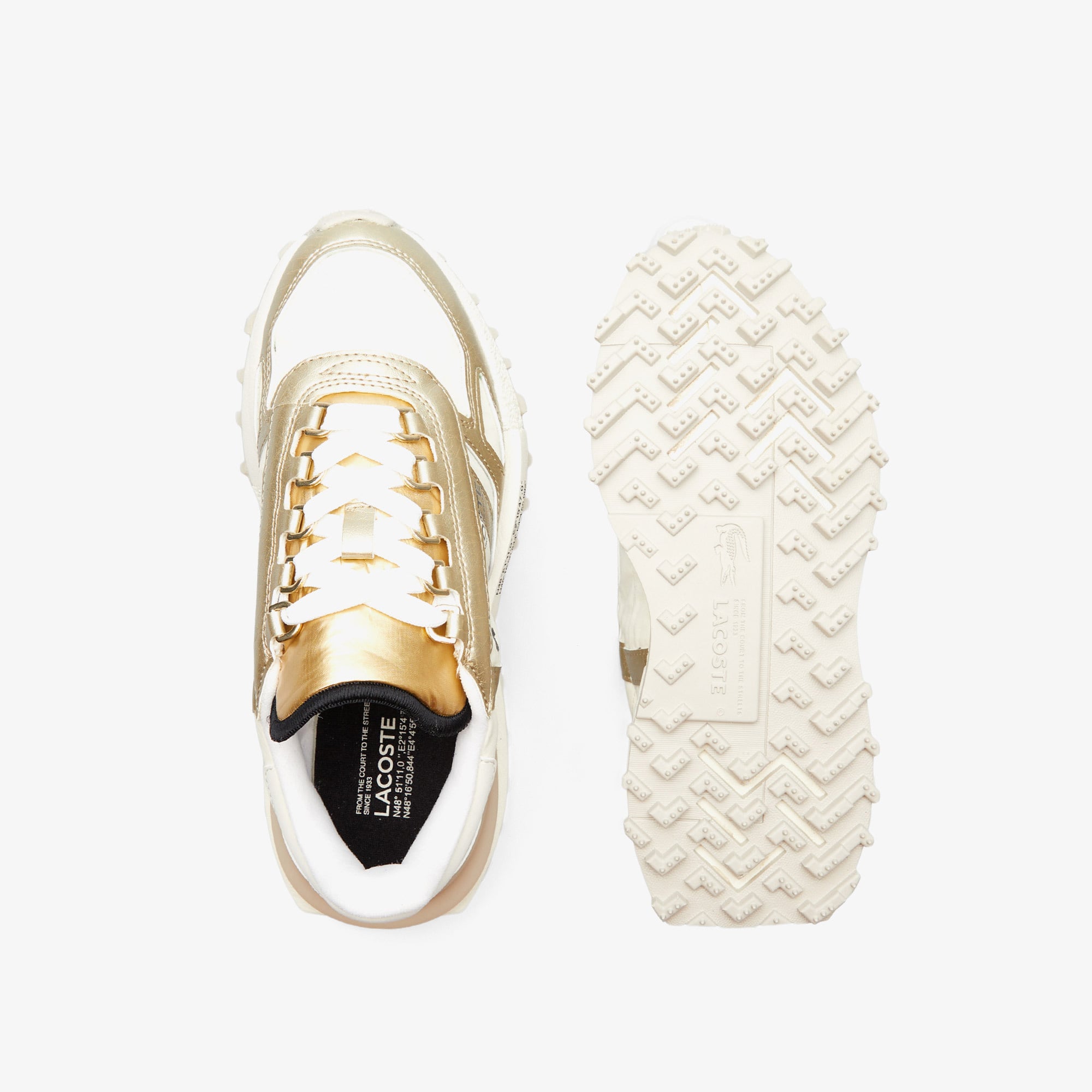 Lacoste Elite Active Kadın Krem Sneaker görsel 5