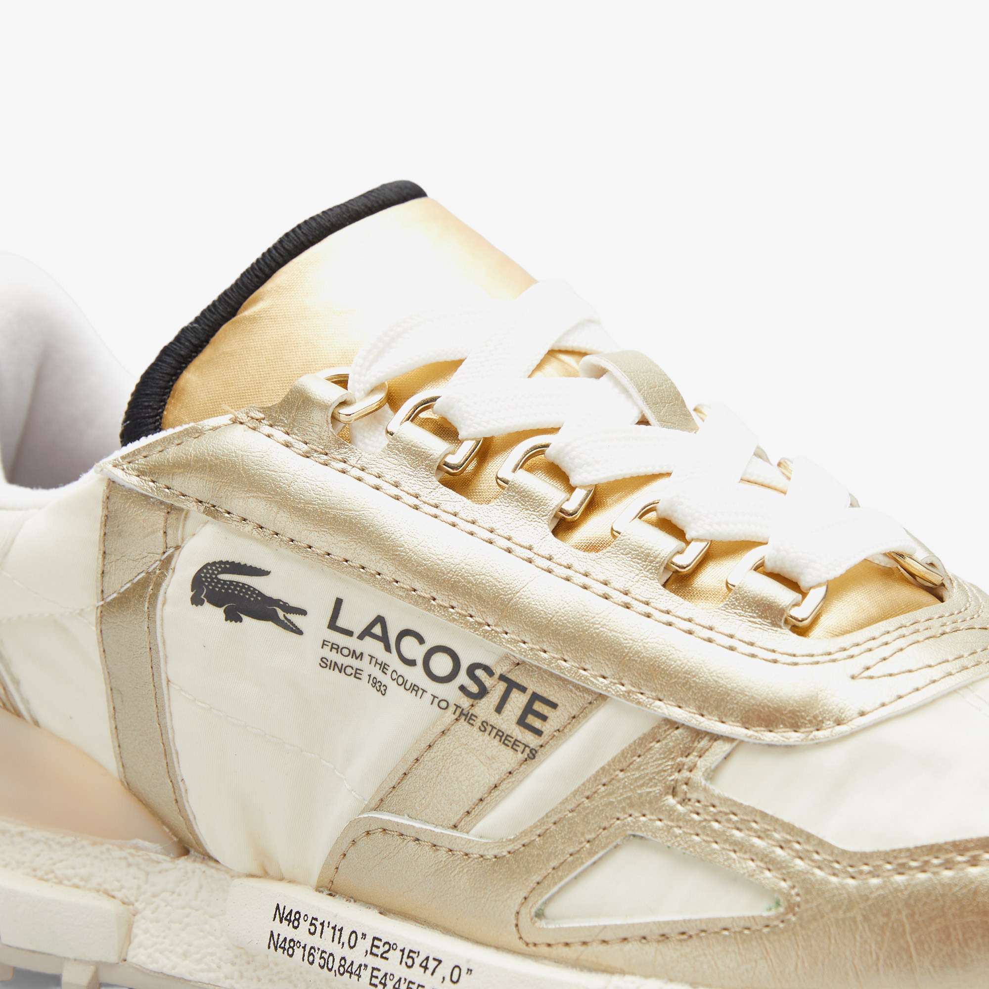 Lacoste Elite Active Kadın Krem Sneaker görsel 6