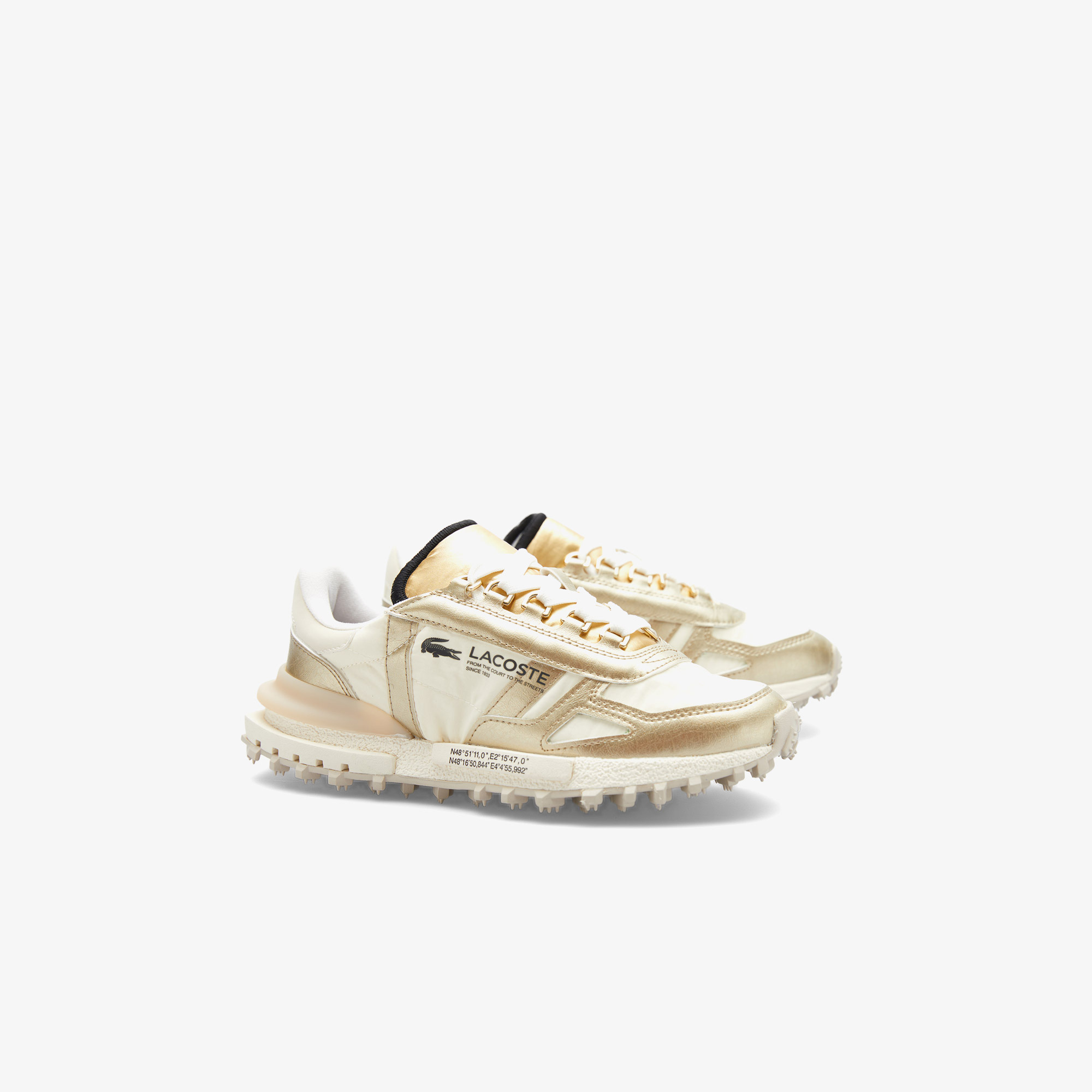 Lacoste Elite Active Kadın Krem Sneaker görsel 2