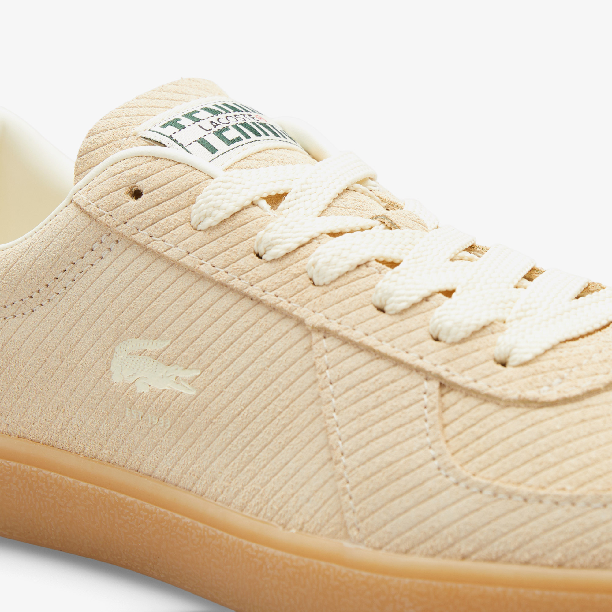 Lacoste Baseshot Pro Kadın Bej Sneaker görsel 6
