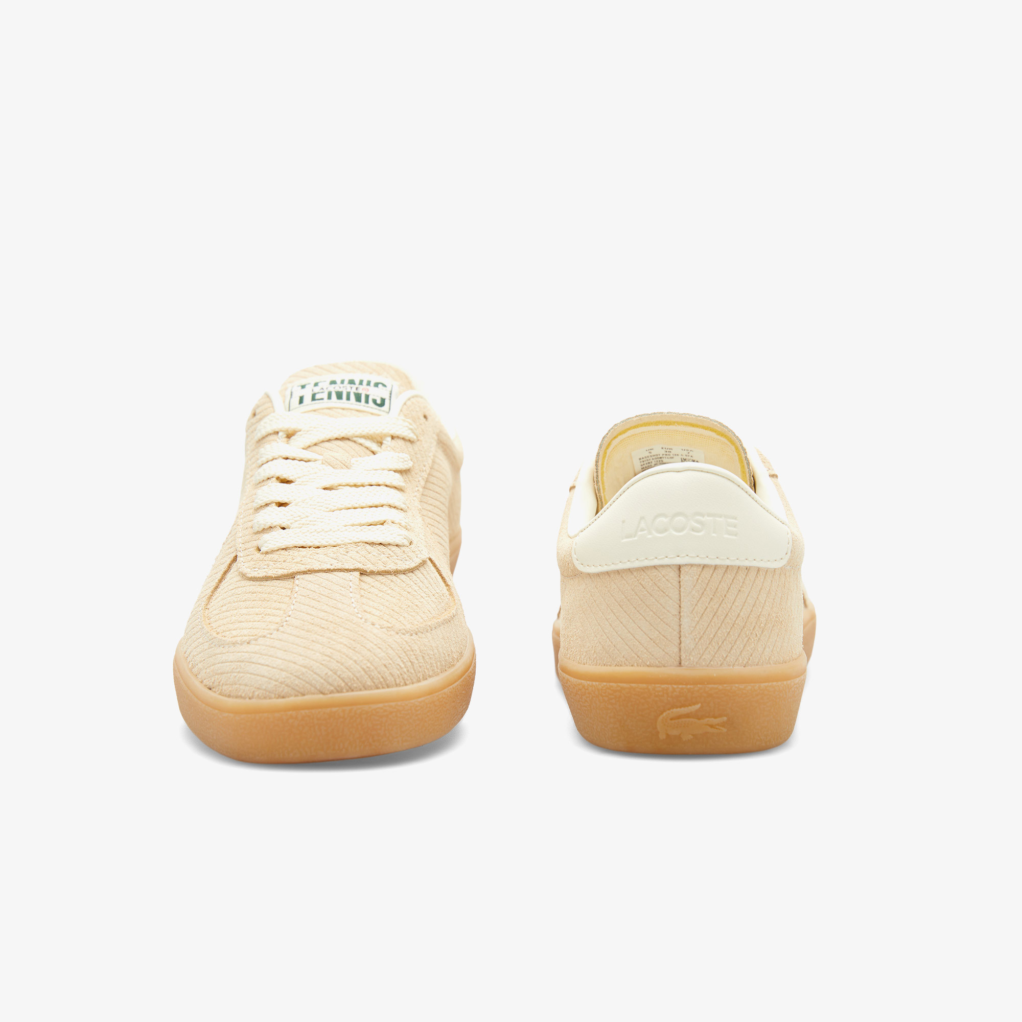 Lacoste Baseshot Pro Kadın Bej Sneaker görsel 4
