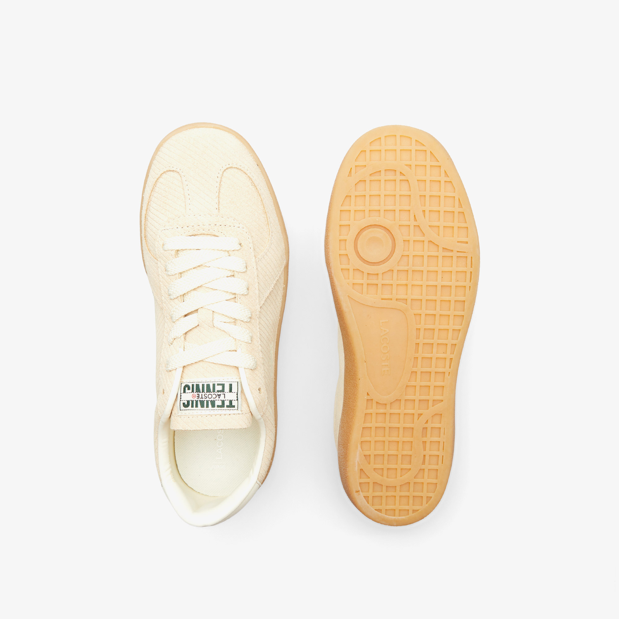 Lacoste Baseshot Pro Kadın Bej Sneaker görsel 5