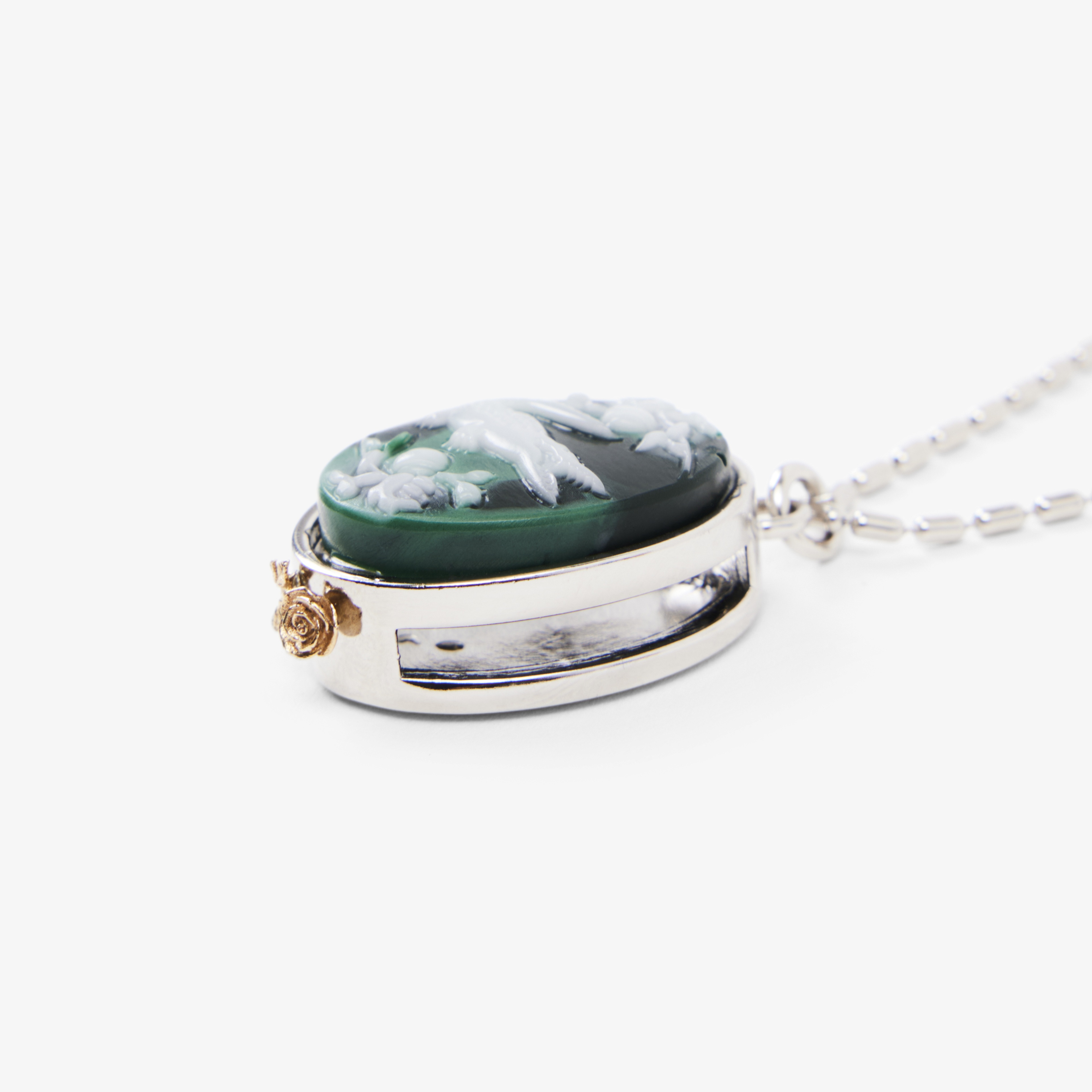 SS26 RUNWAY Unisex Yeşil Kolye