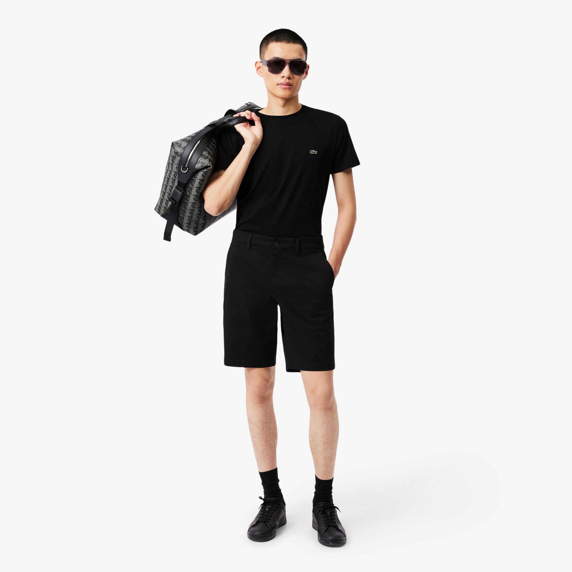 Erkek Regular Fit Bisiklet Yaka Siyah T-Shirt