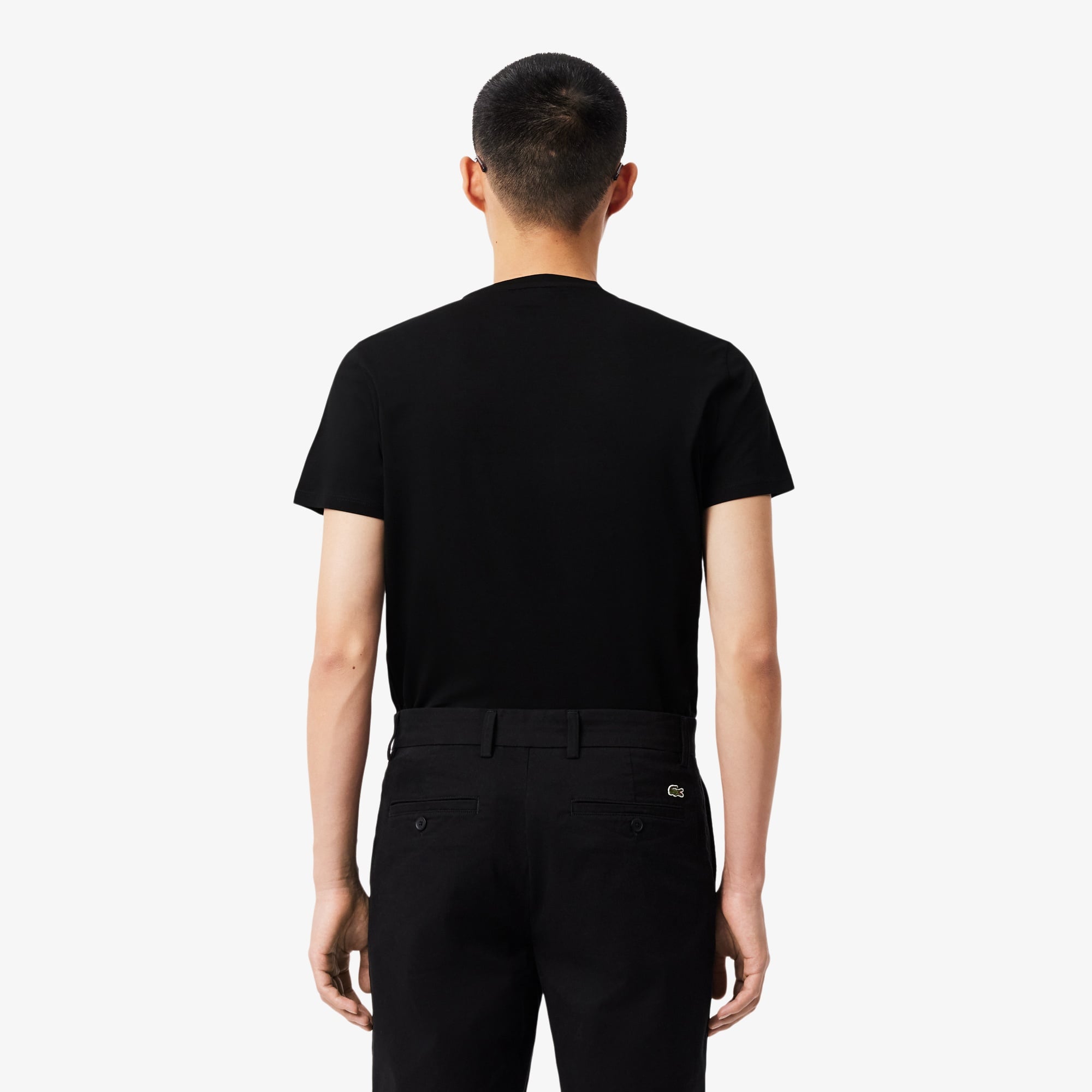 Erkek Regular Fit Bisiklet Yaka Siyah T-Shirt