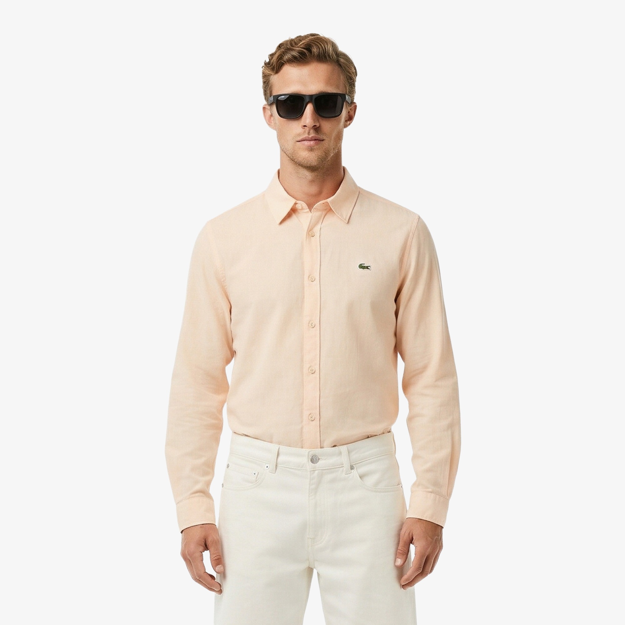 Erkek Regular Fit Turuncu Gömlek