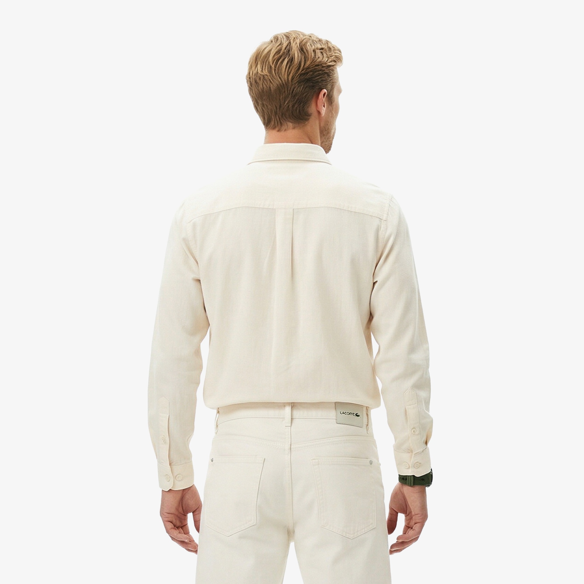 Erkek Regular Fit Bej Gömlek