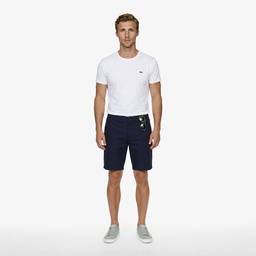 Erkek Tapered Fit Lacivert Bermuda Şort Lacivert