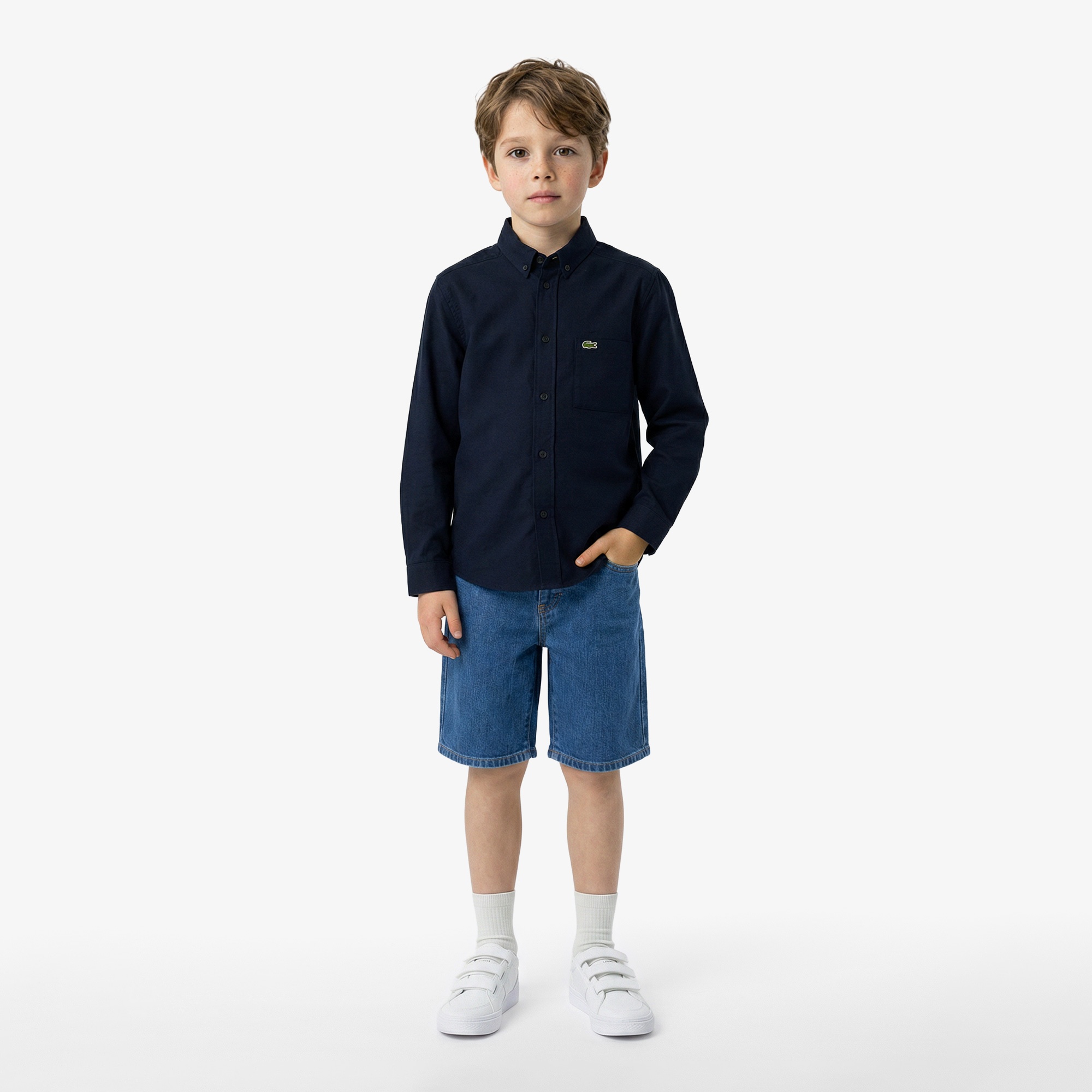 Çocuk Lacivert Gömlek