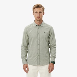 Erkek Regular Fit Haki Gömlek Yeşil