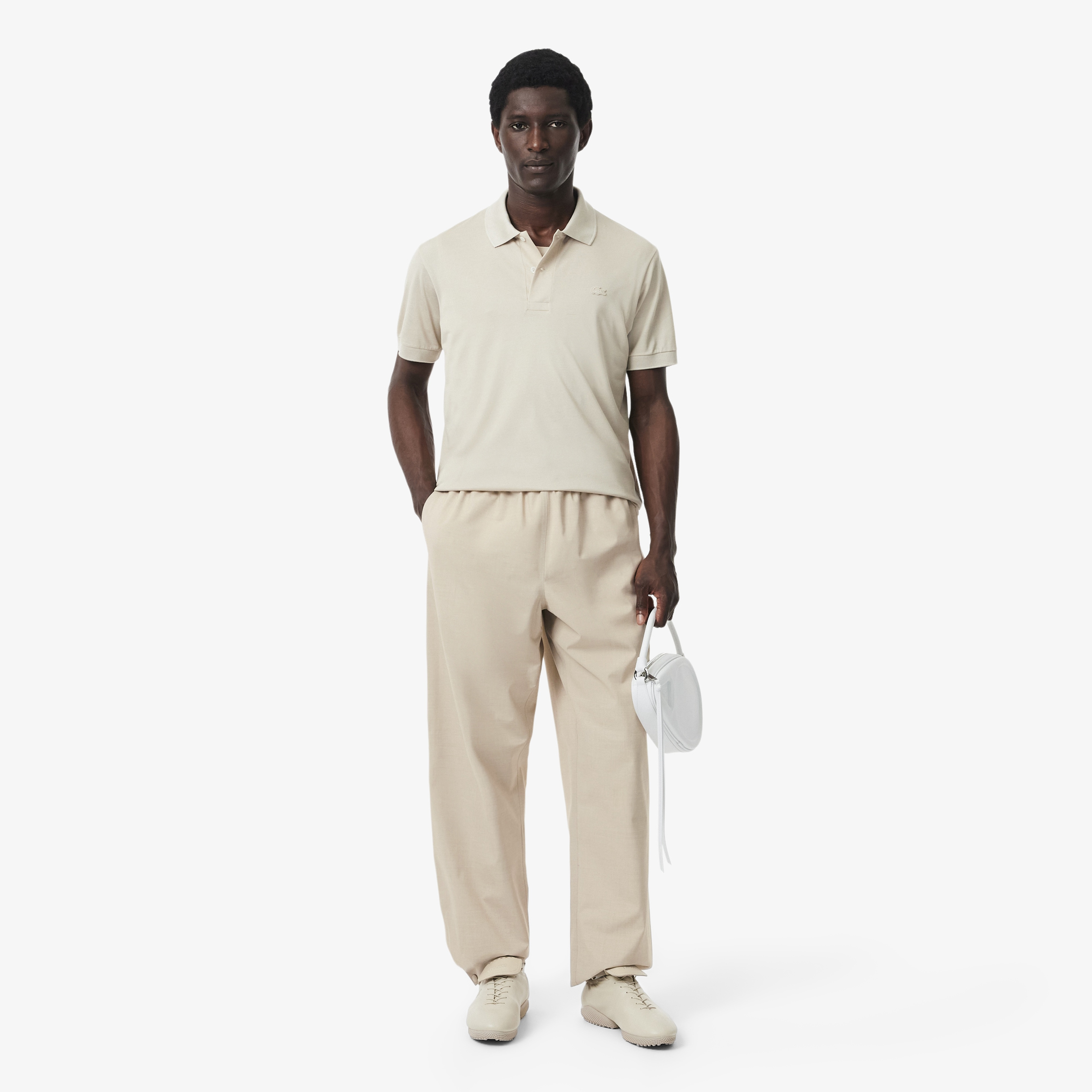 SS26 RUNWAY Erkek Bej Eşofman Altı