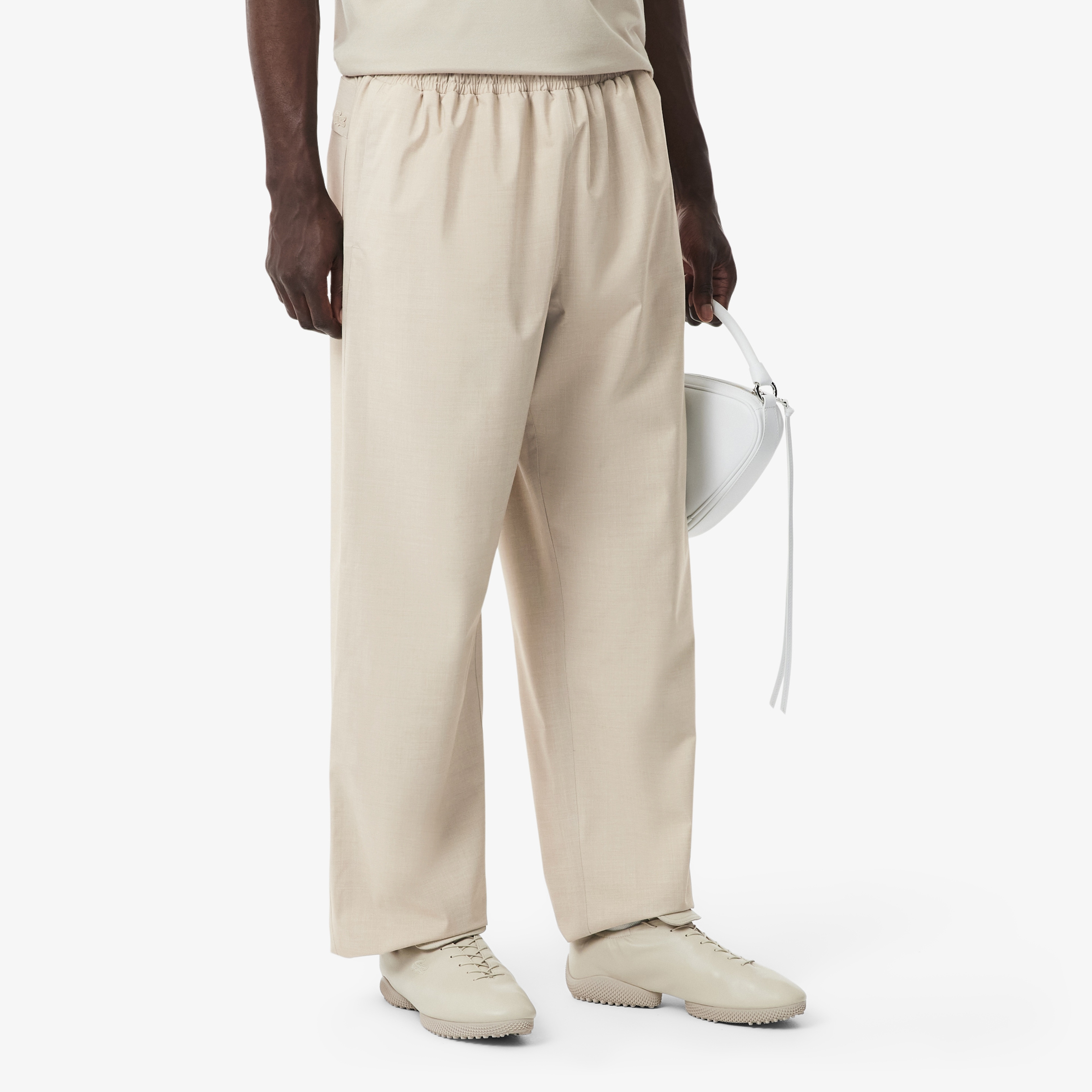 SS26 RUNWAY Erkek Bej Eşofman Altı