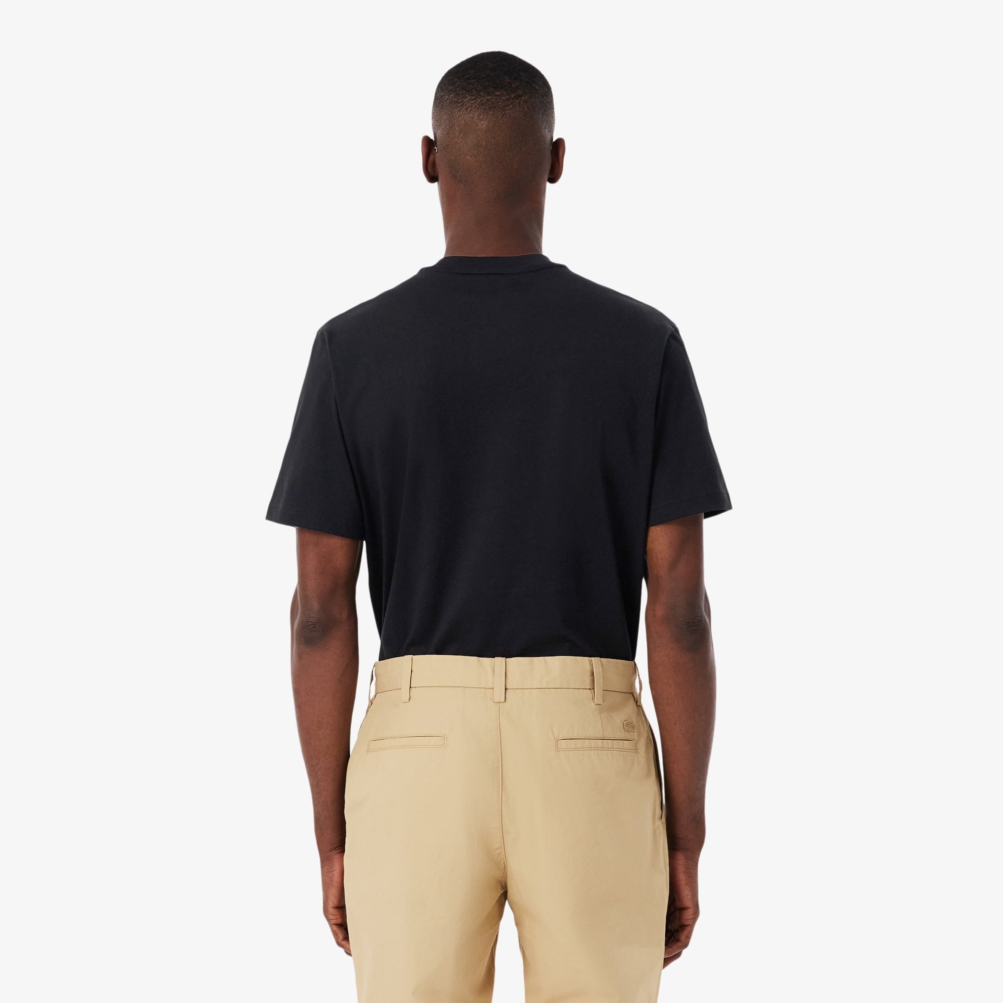 Erkek Classic Fit Bisiklet Yaka Siyah T-Shirt