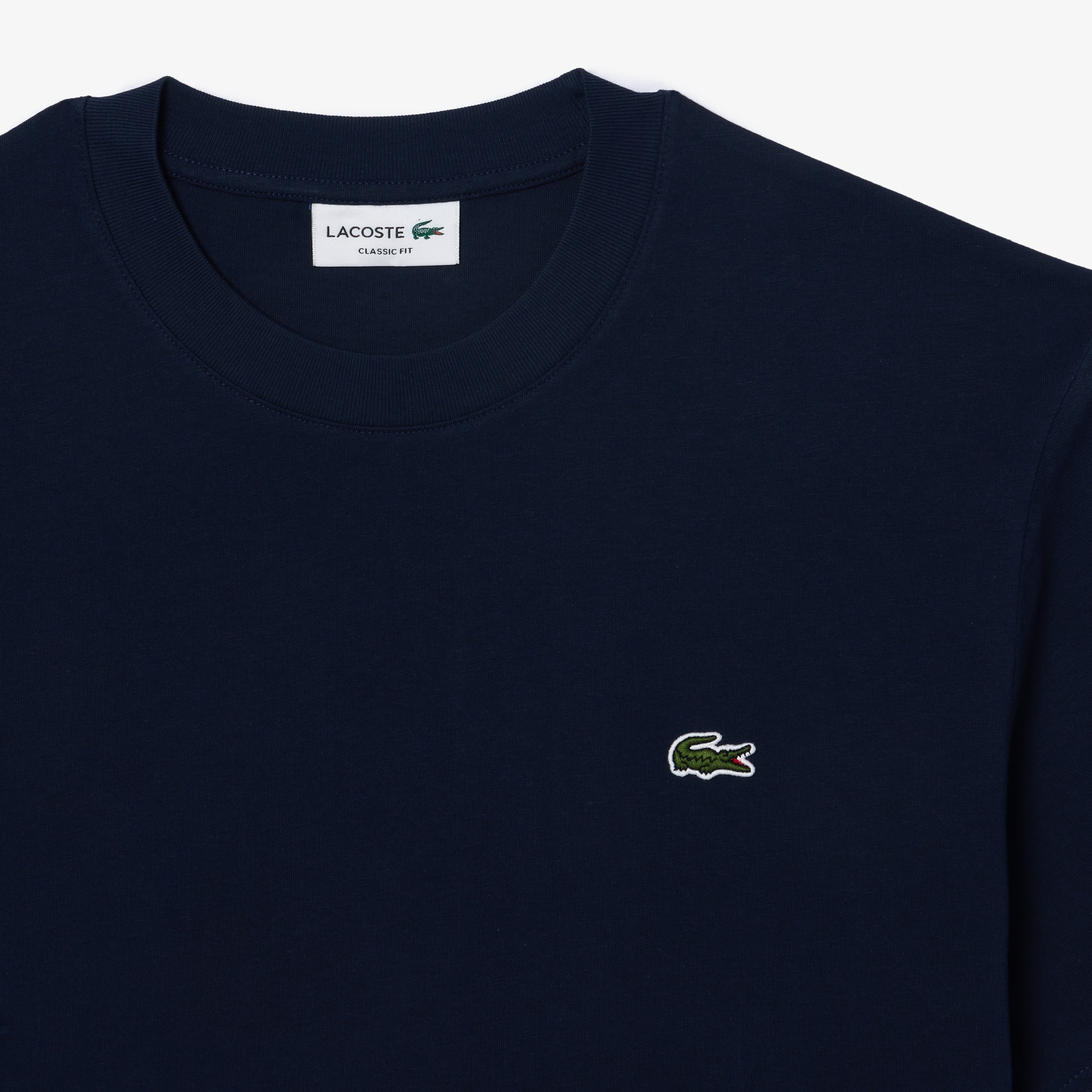 Erkek Classic Fit Bisiklet Yaka Lacivert T-Shirt