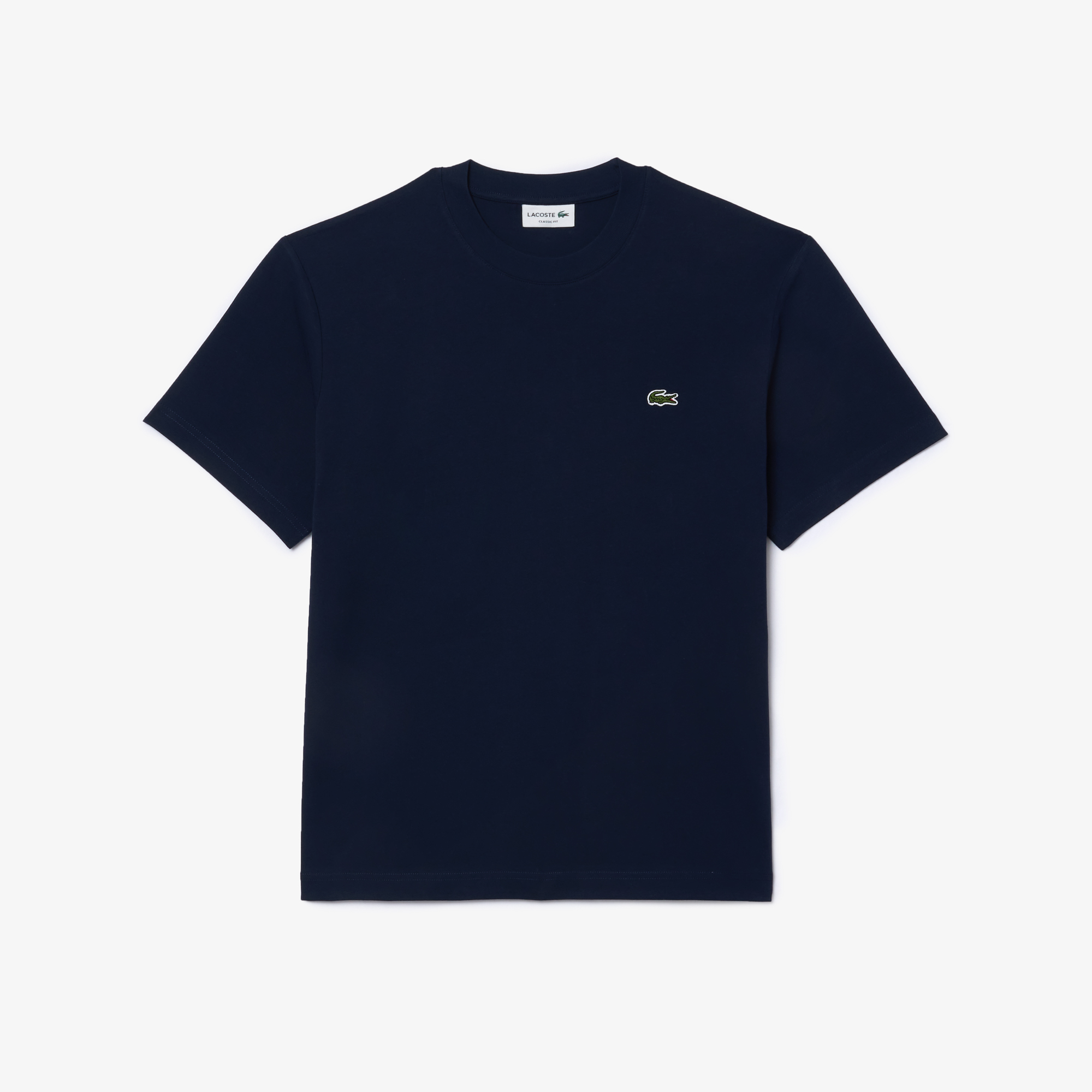 Lacoste Erkek Classic Fit Bisiklet Yaka Lacivert T-Shirt görsel 4