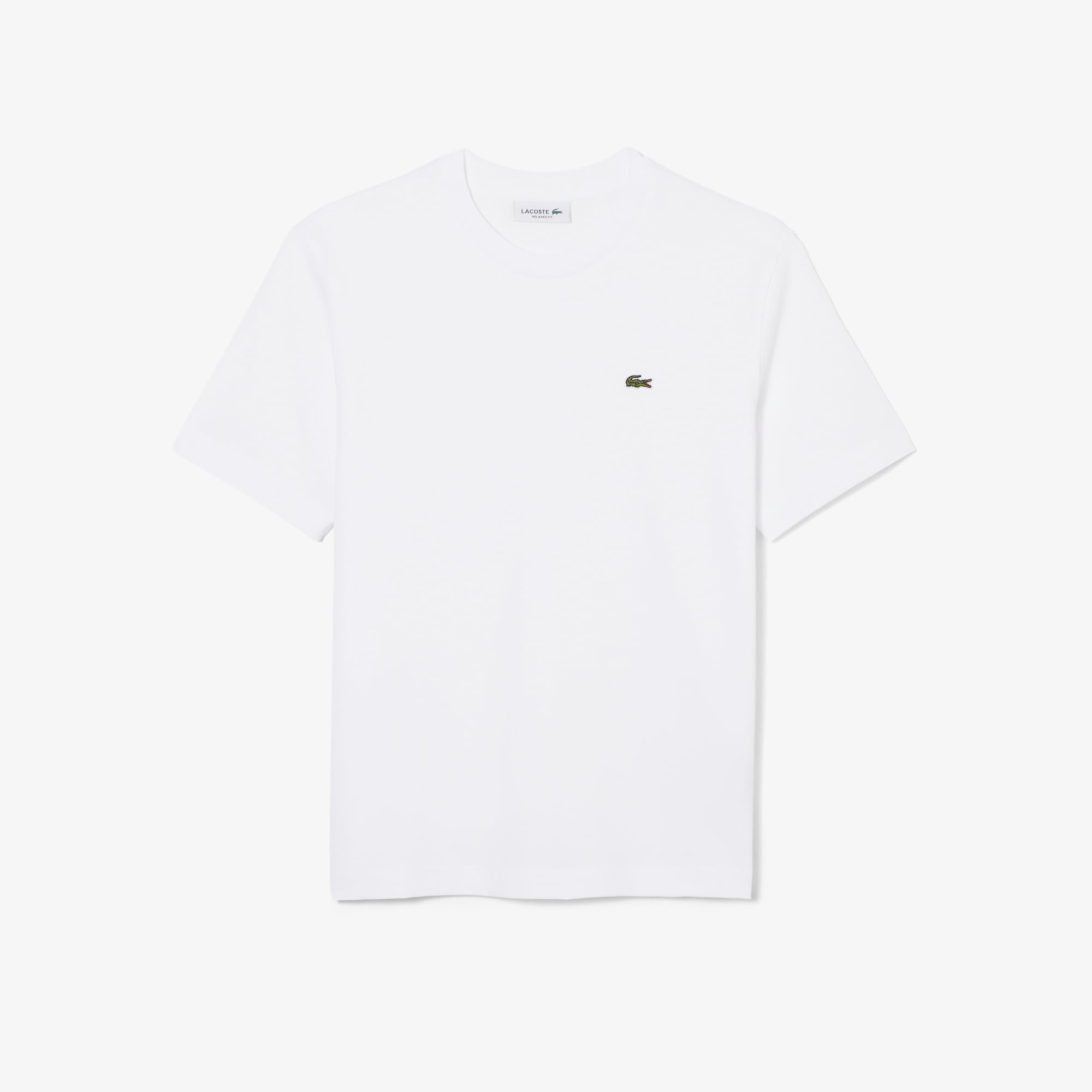Kadın Relaxed Fit Bisiklet Yaka Beyaz T-Shirt