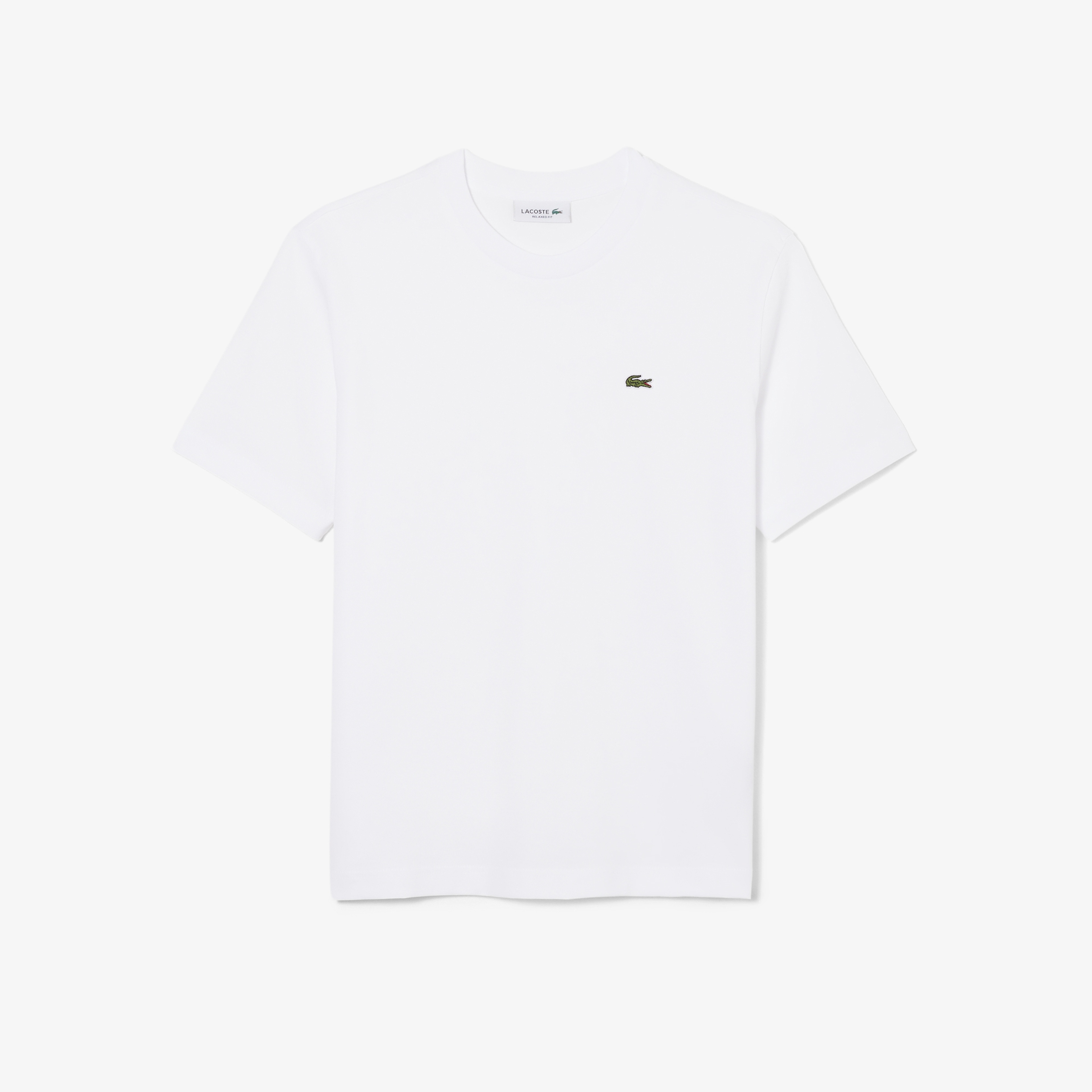 Kadın Relaxed Fit Bisiklet Yaka Beyaz T-Shirt