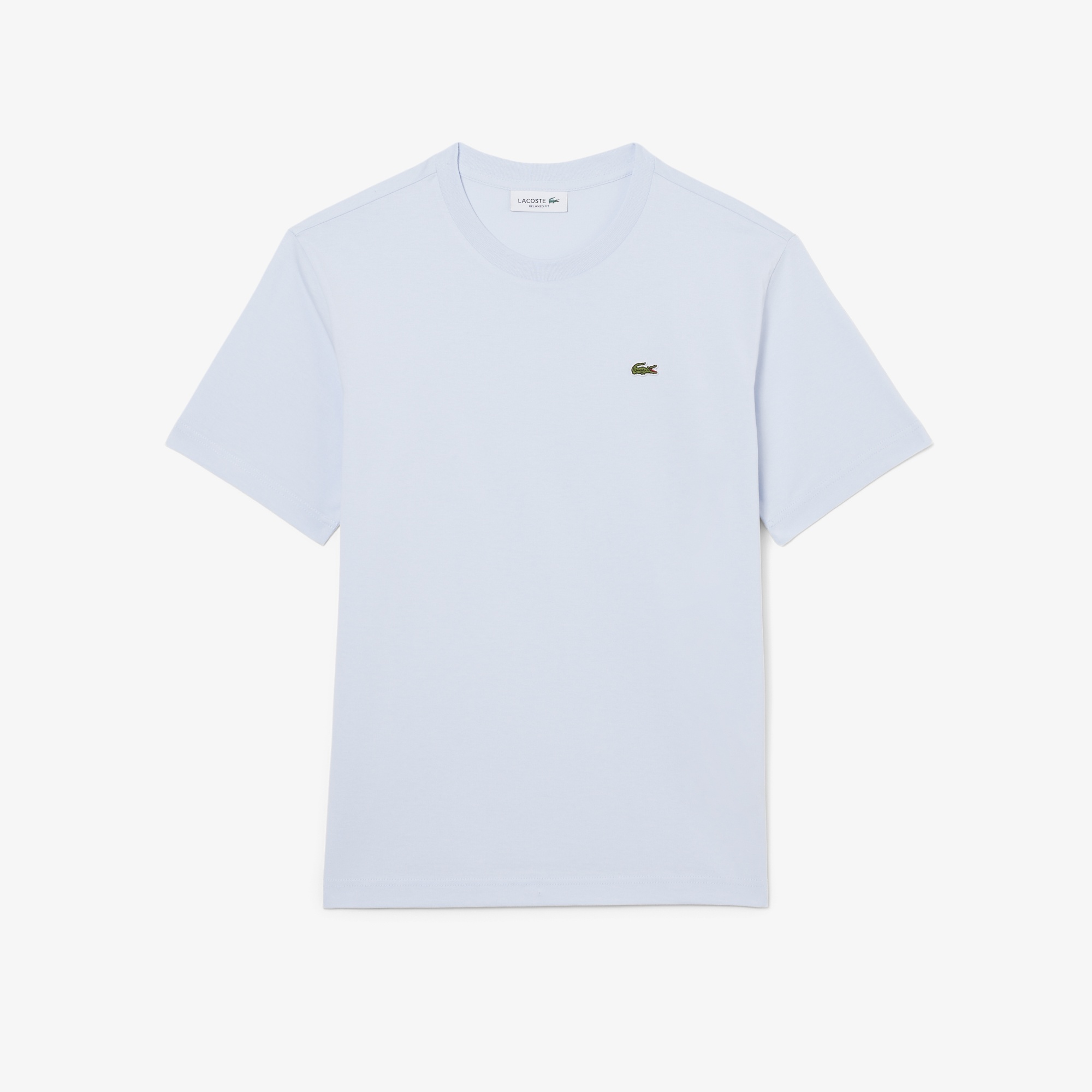 Kadın Relaxed Fit Bisiklet Yaka Mavi T-Shirt