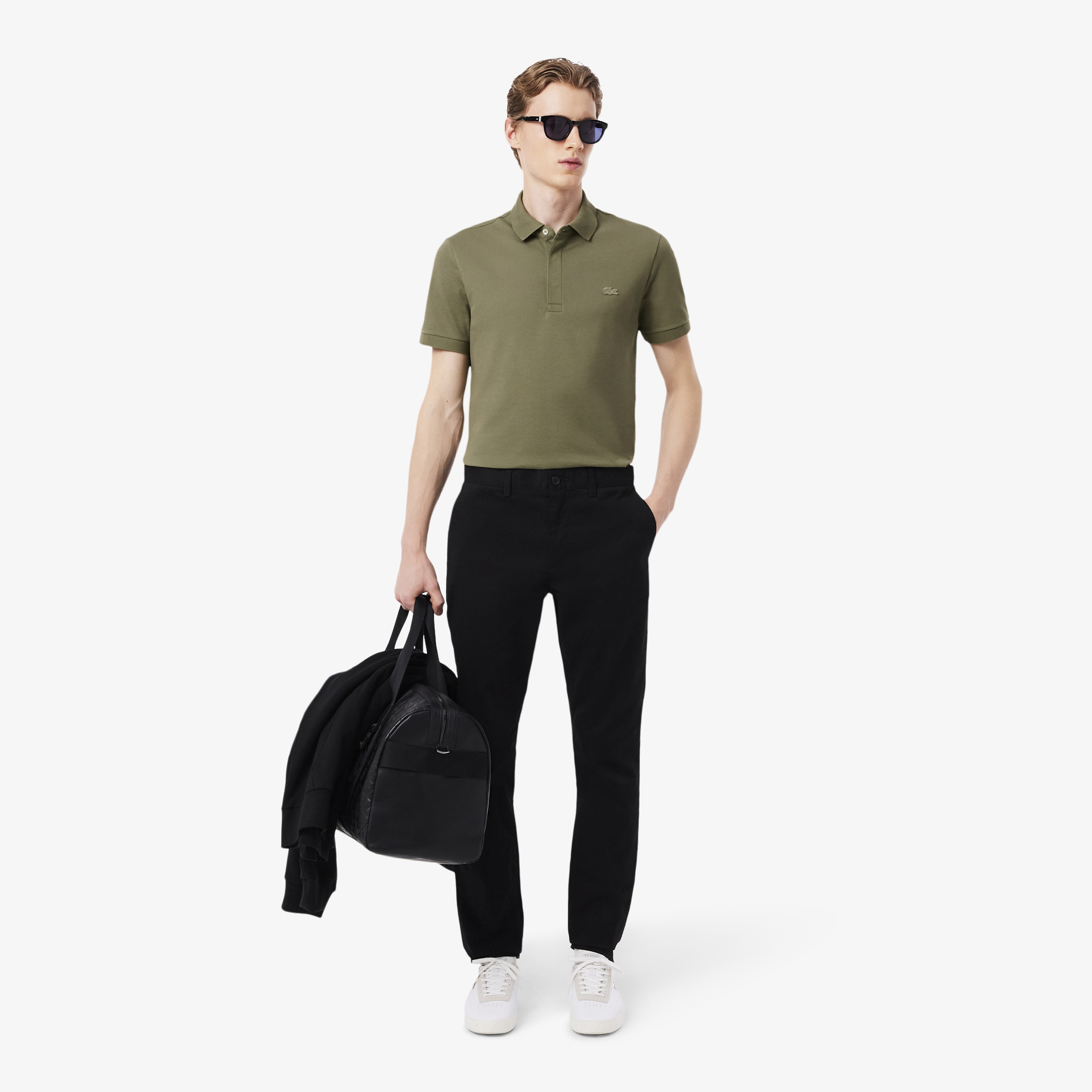Erkek Regular Fit Haki Paris Polo