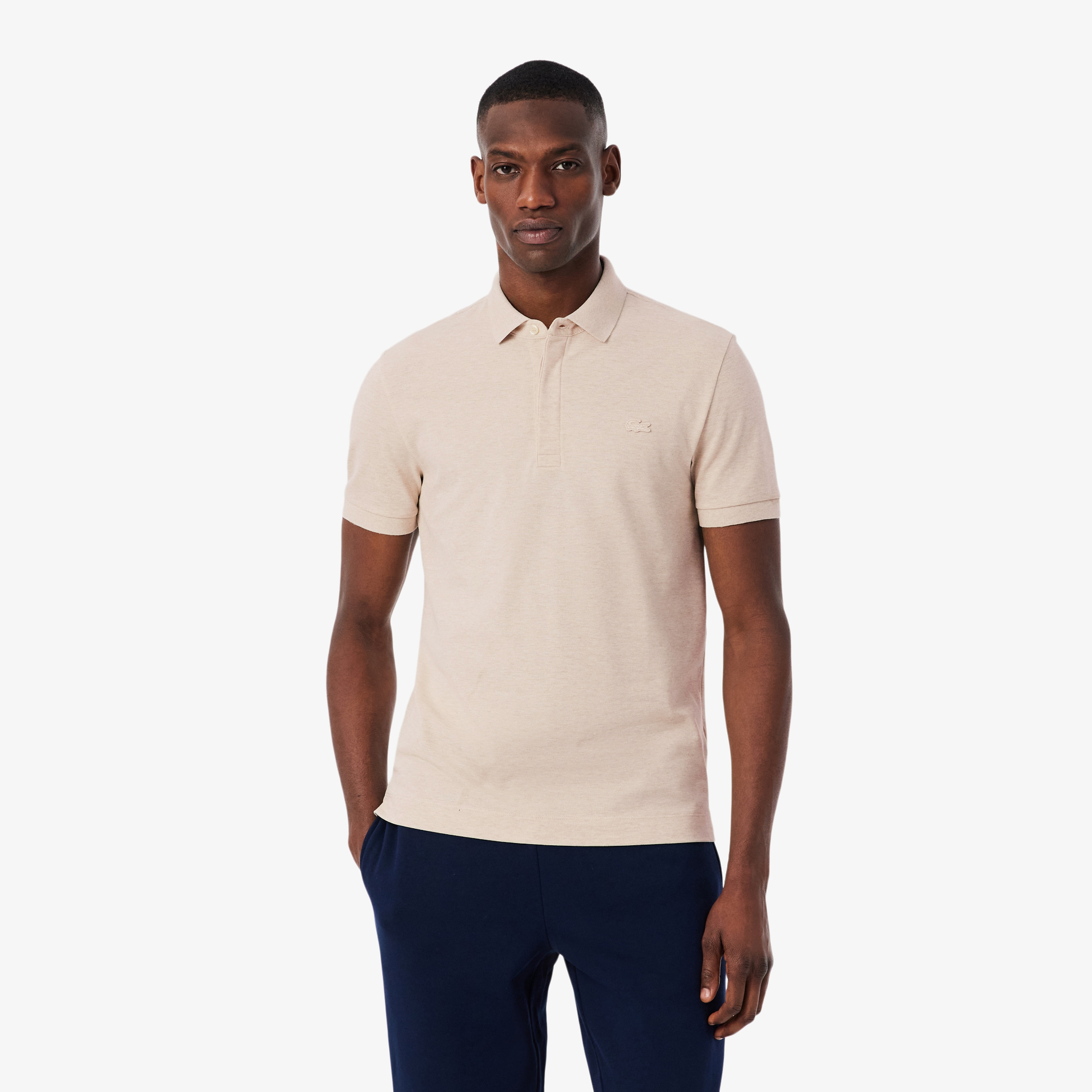 Erkek Regular Fit Bej Paris Polo