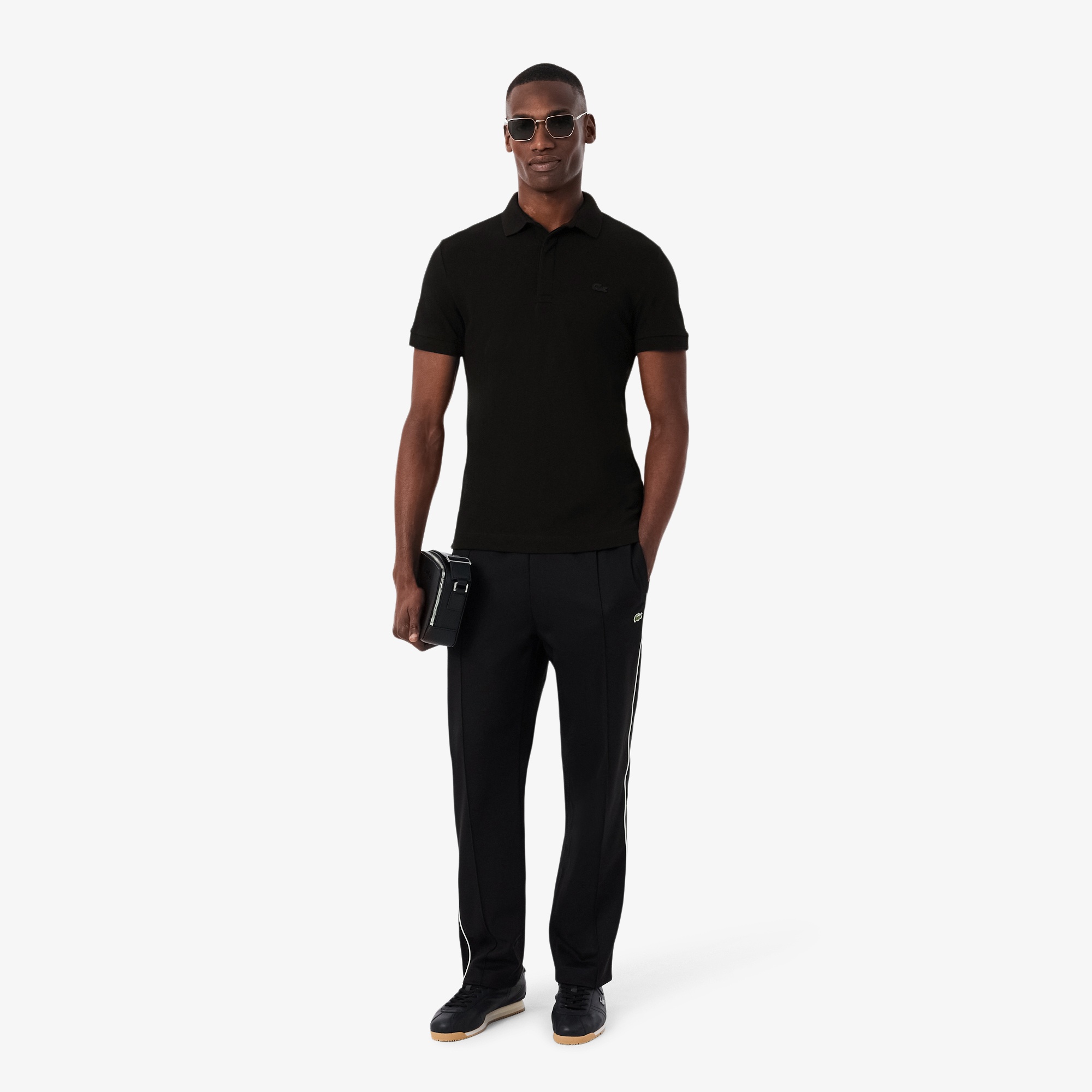Erkek Regular Fit Siyah Paris Polo